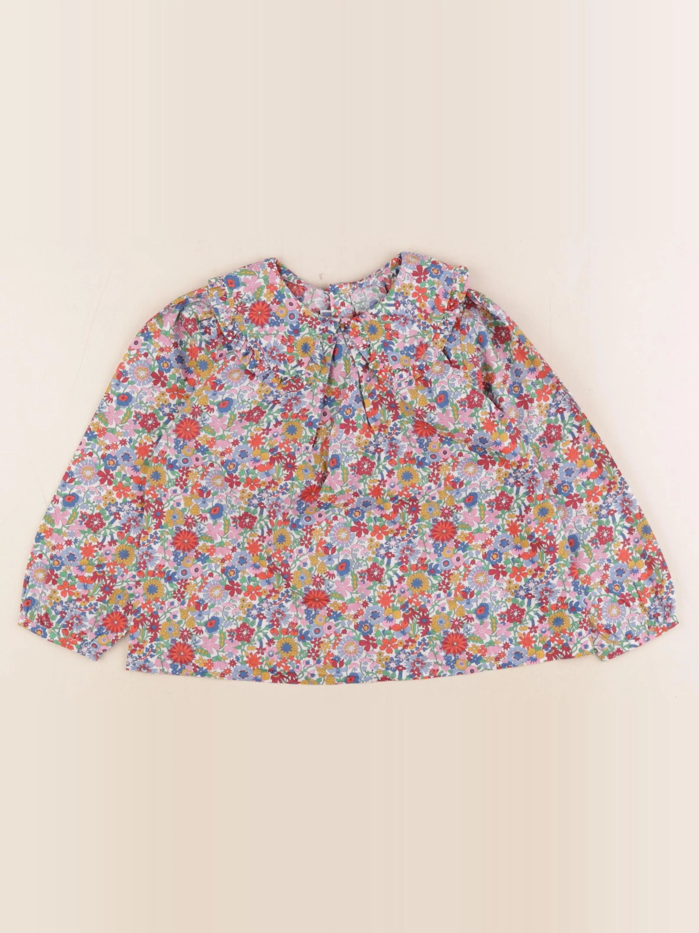 Jacadi - blouse liberty multicolore - 4 ans