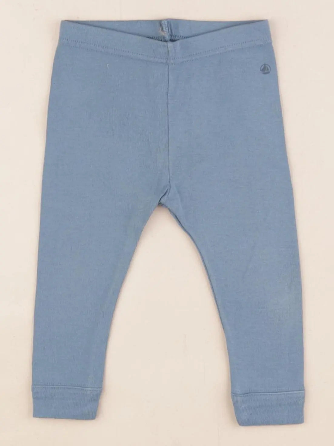 Petit Bateau - legging bleu - 6 mois