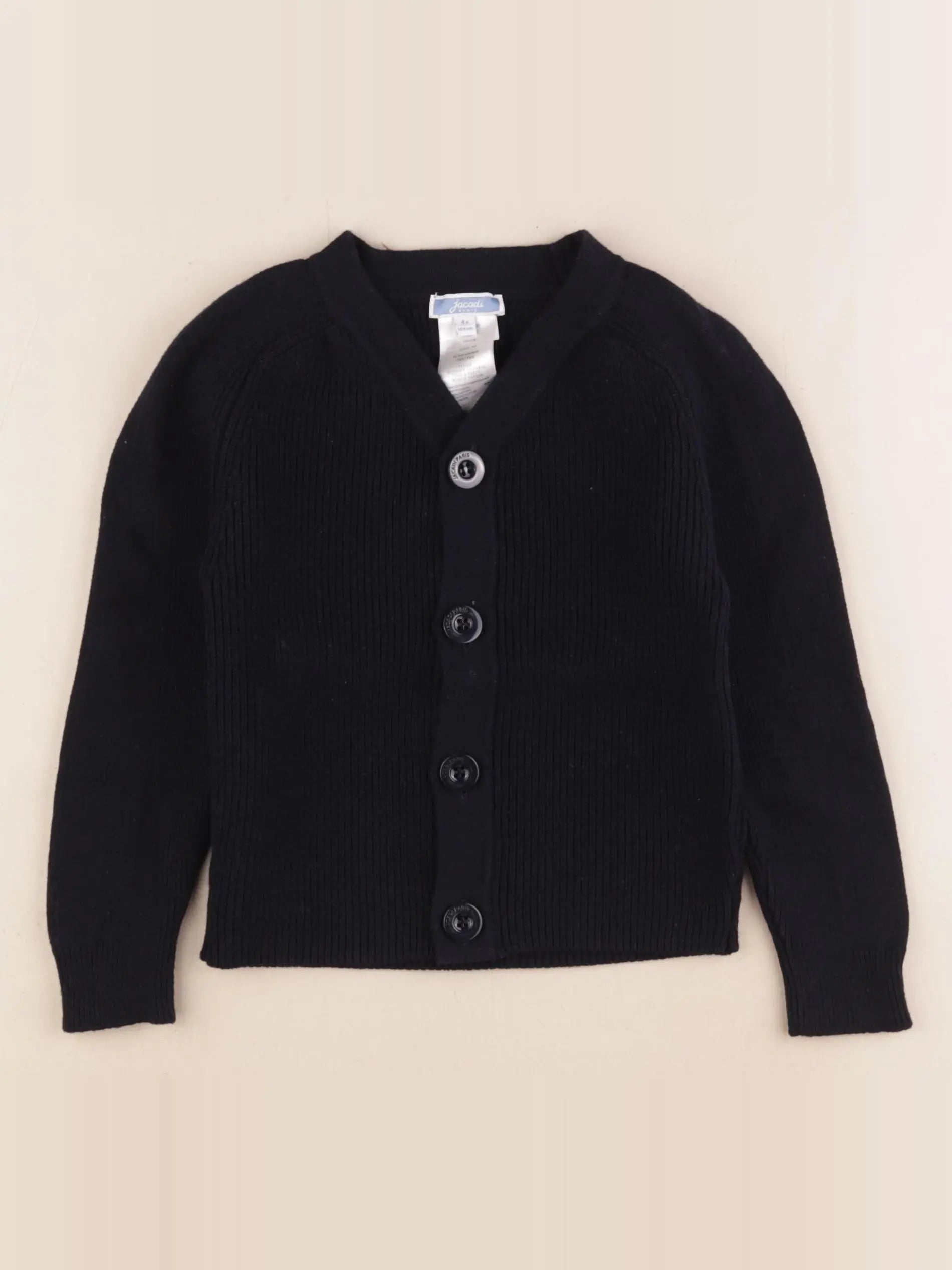 Jacadi - gilet bleu - 4 ans