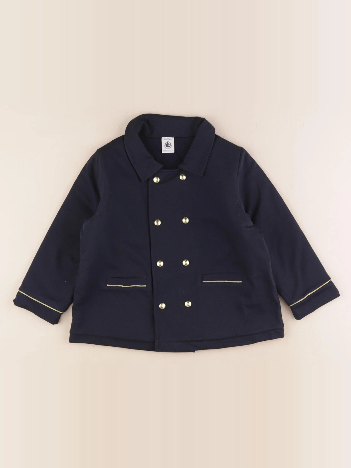 Petit Bateau - veste bleu - 36 mois