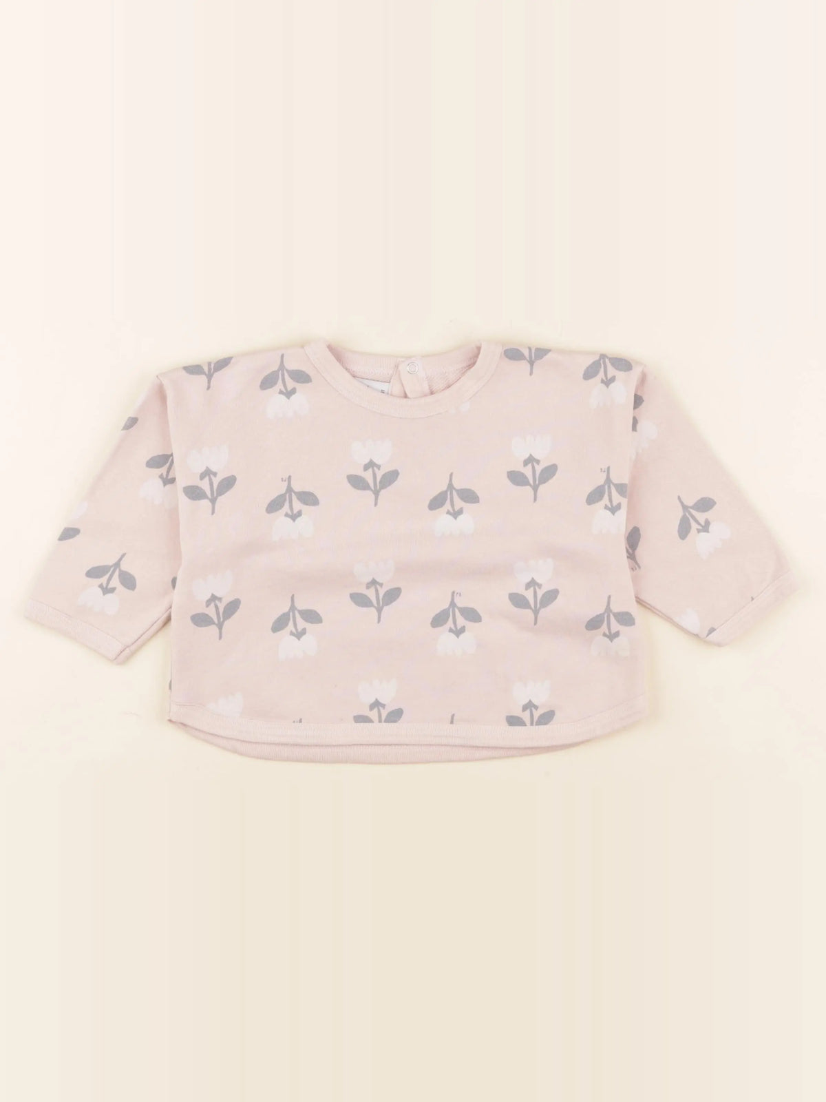 Petit Bateau - sweat rose - 18 mois