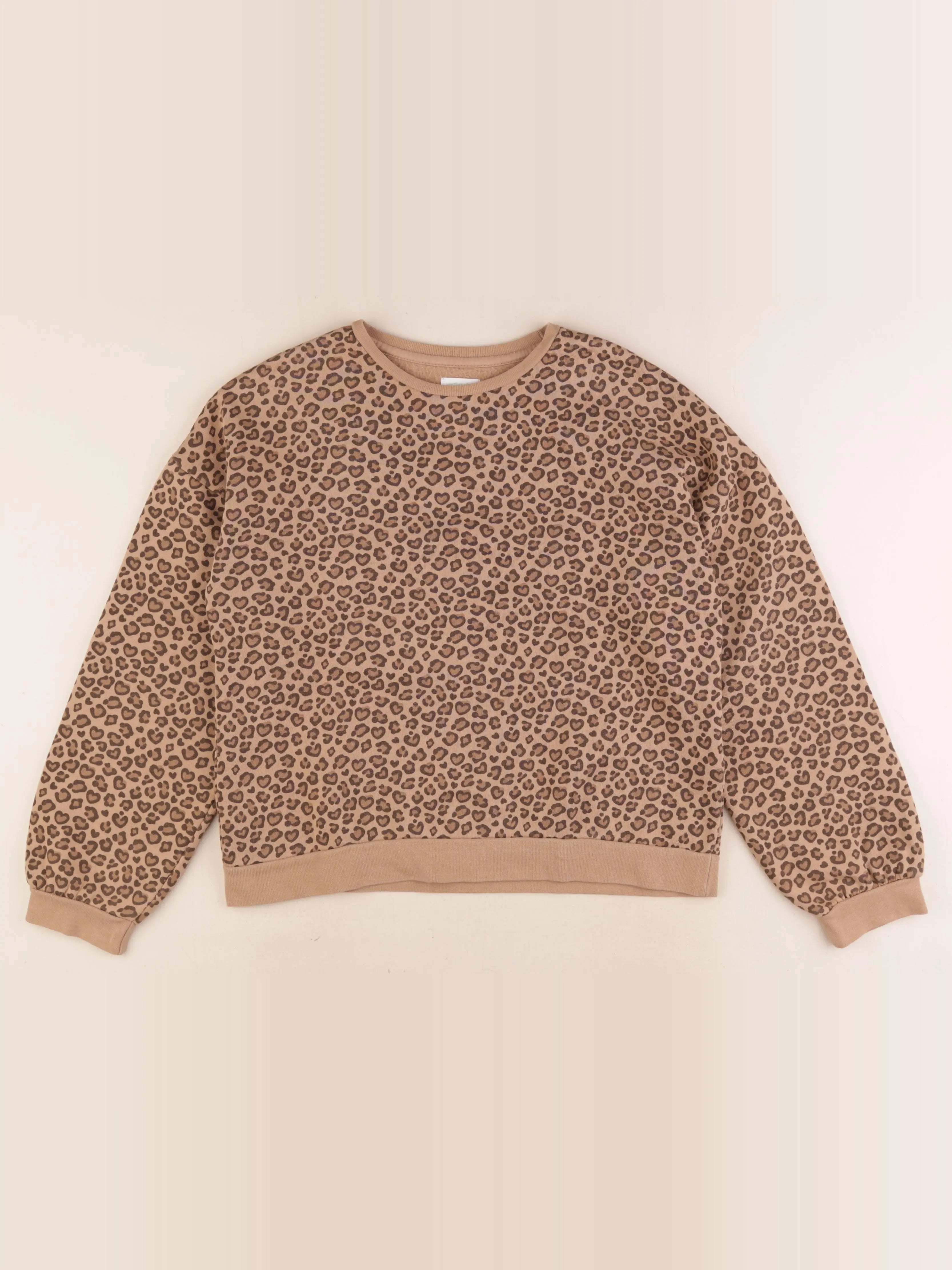 Vertbaudet - sweat marron - 14 ans
