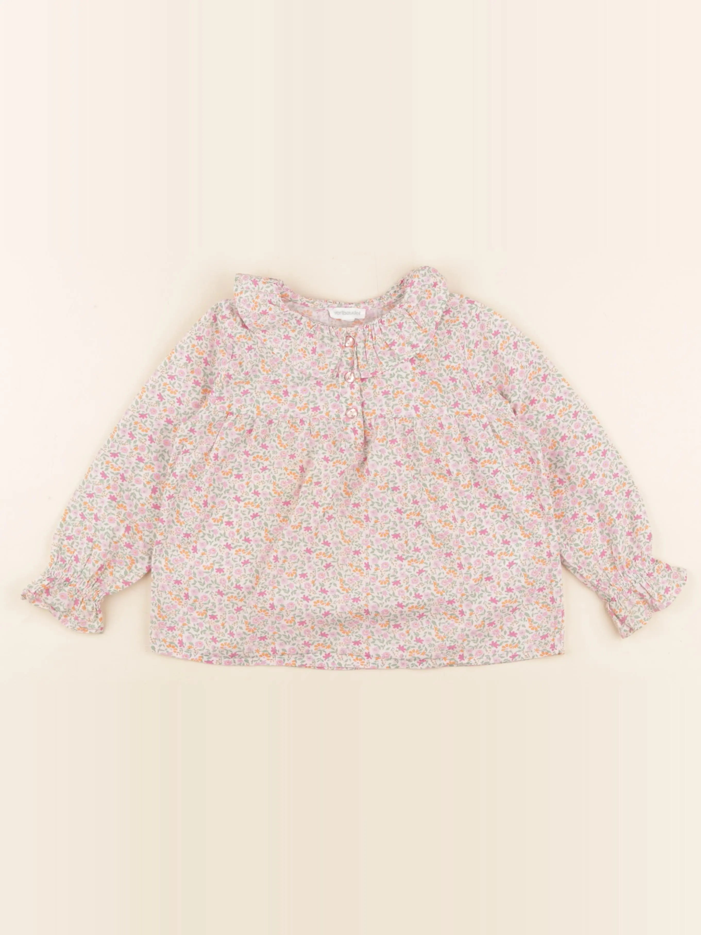 Vertbaudet - blouse multicolore - 4 ans