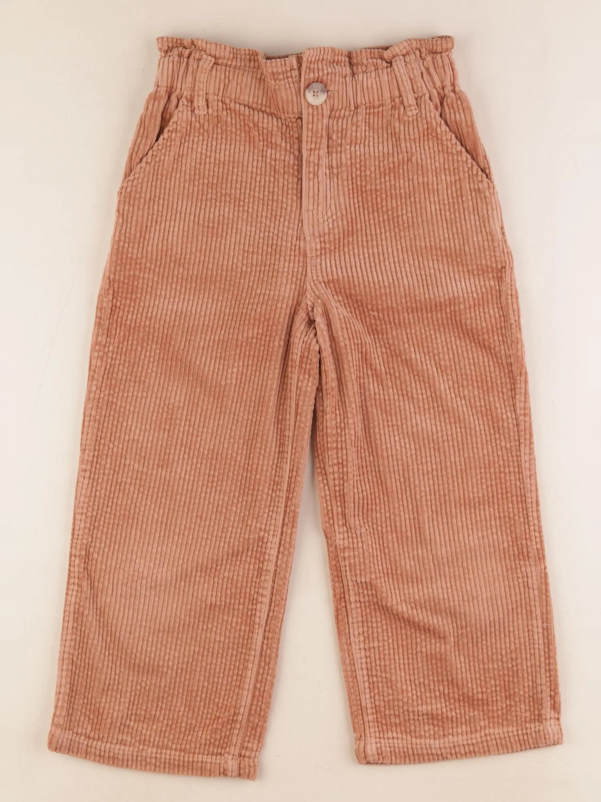 Vertbaudet - pantalon marron - 6 ans