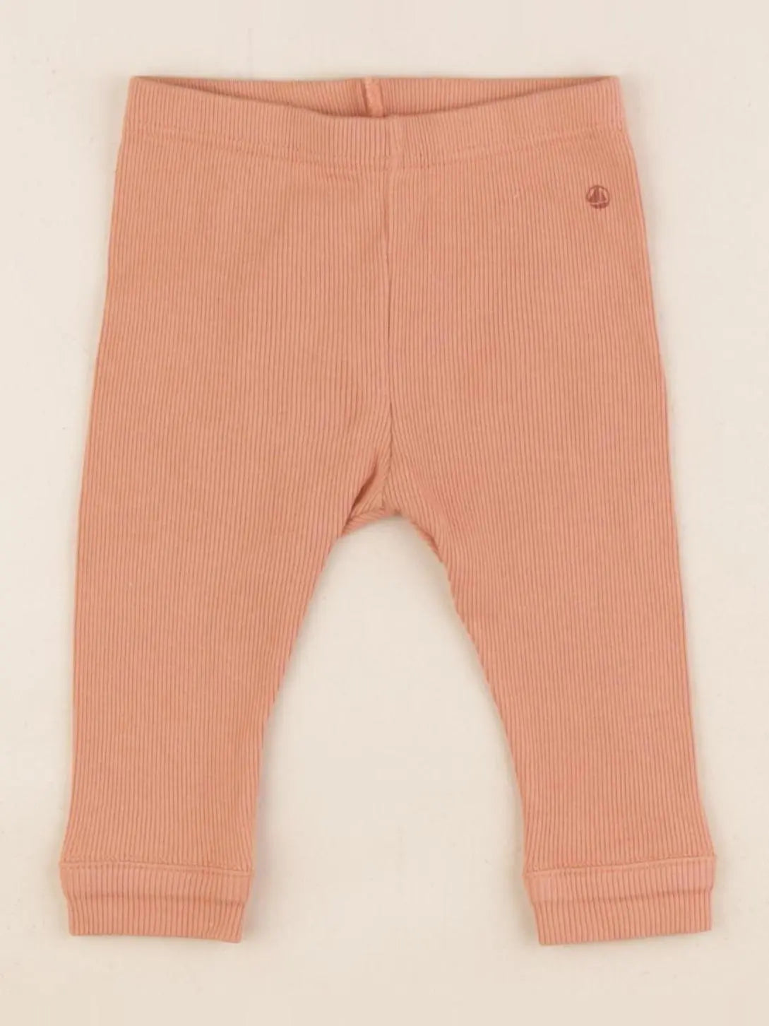 Petit Bateau - legging coton orange - 6 mois