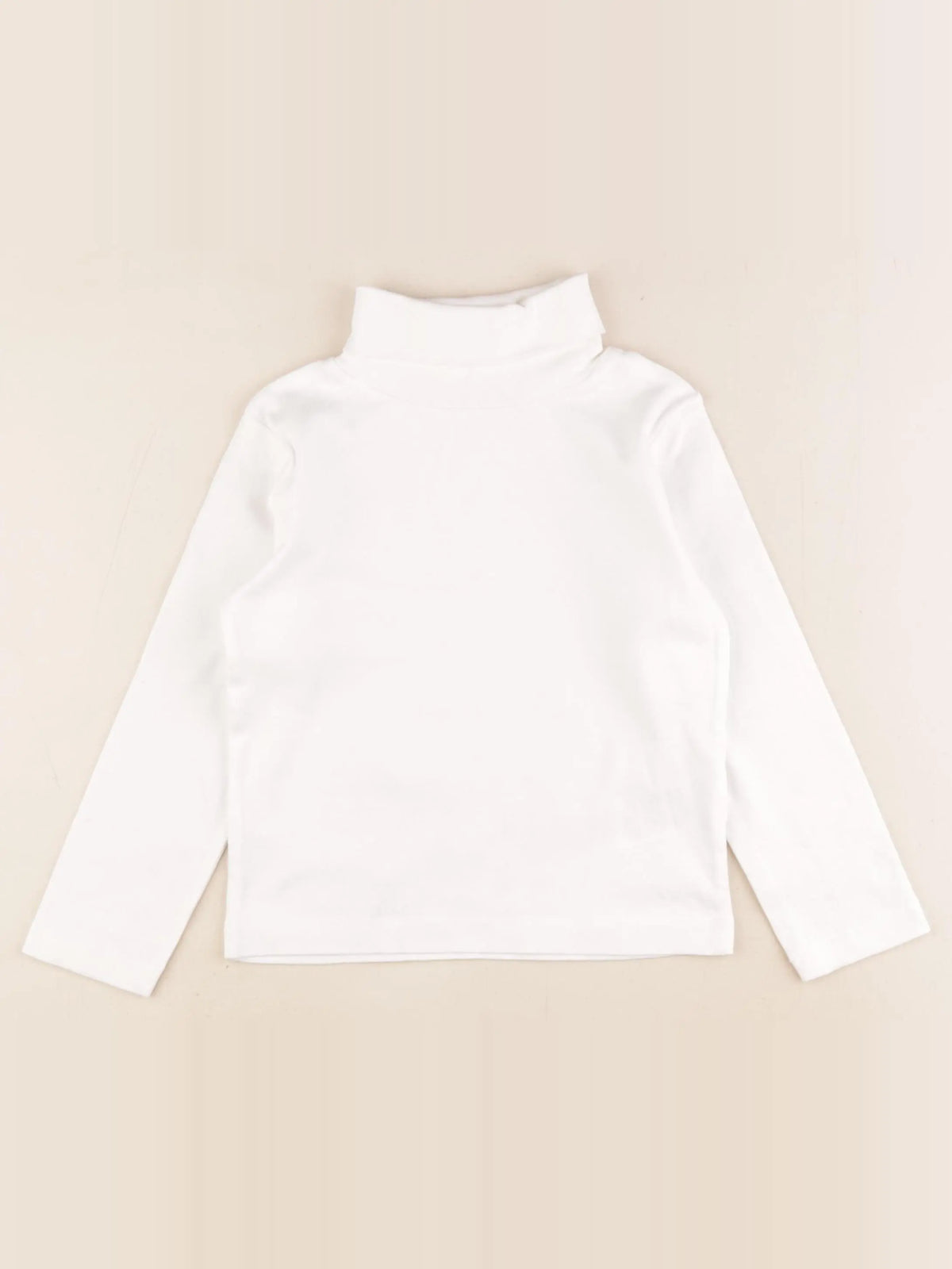 Vertbaudet - sous-pull blanc - 4 ans