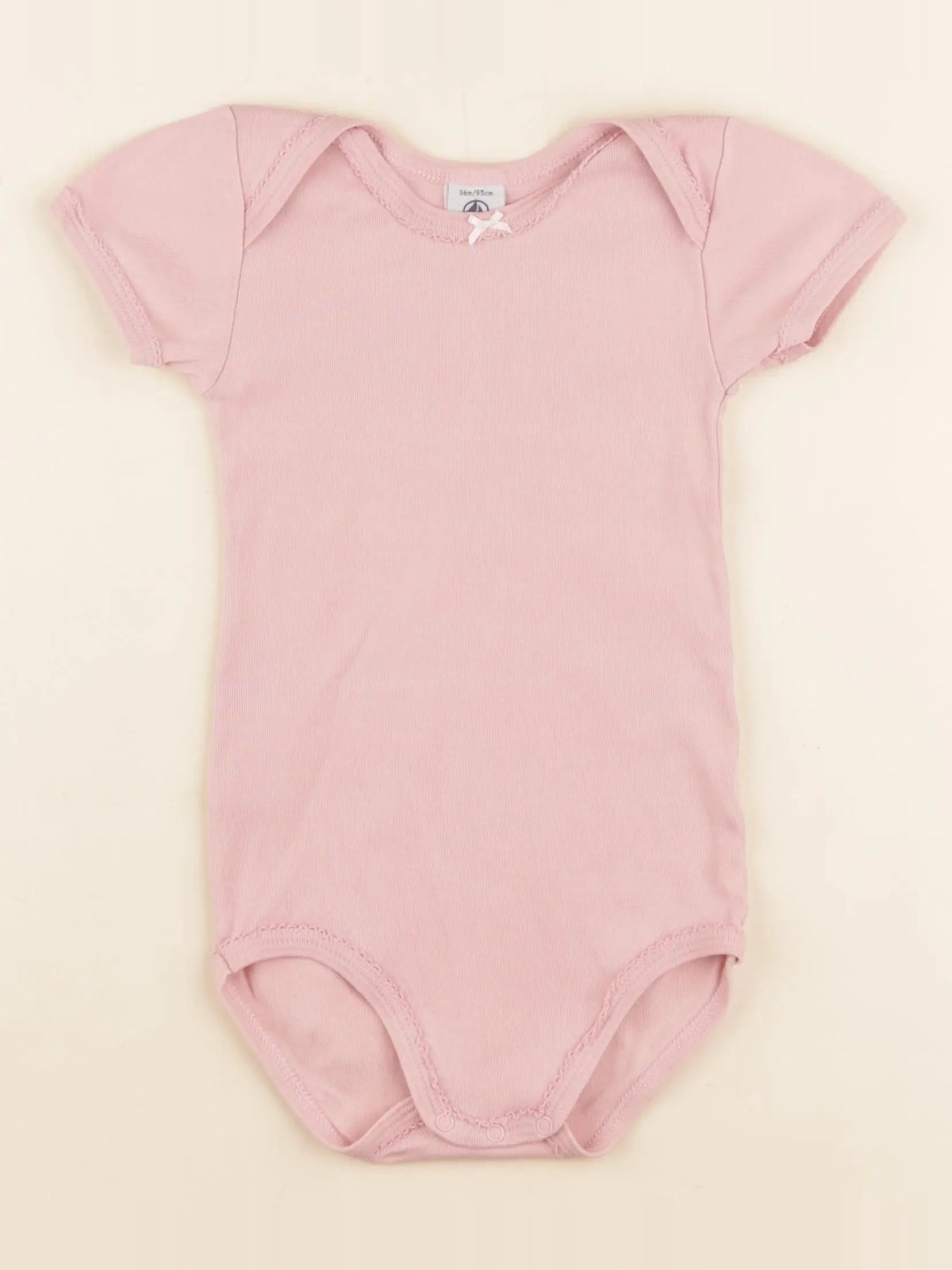 Petit Bateau - body rose - 3 ans
