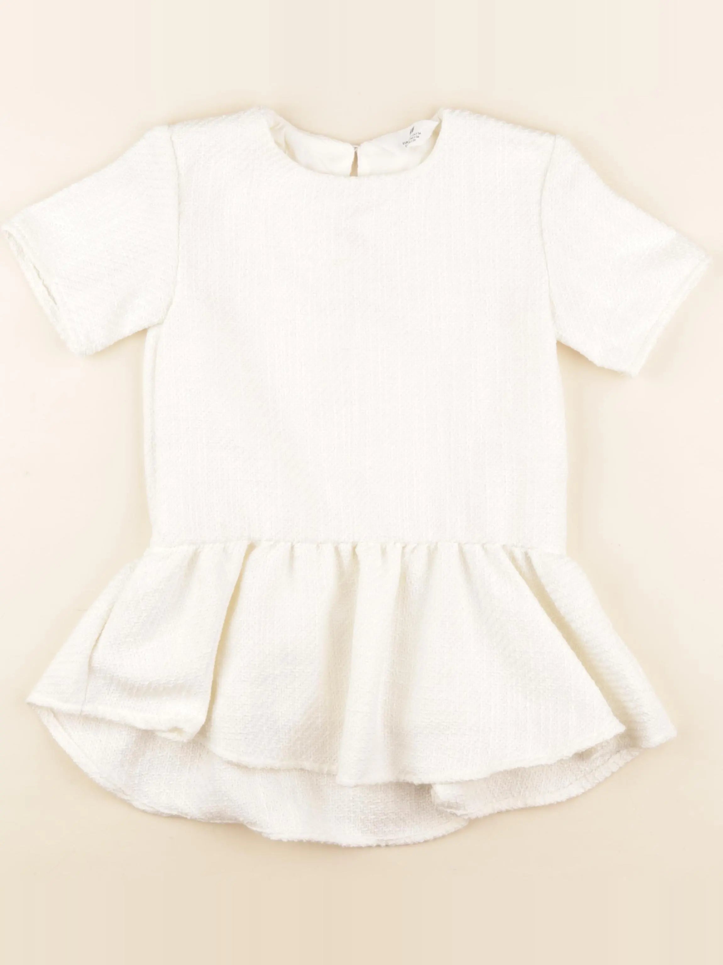 H&M - robe blanc - 2/3 ans