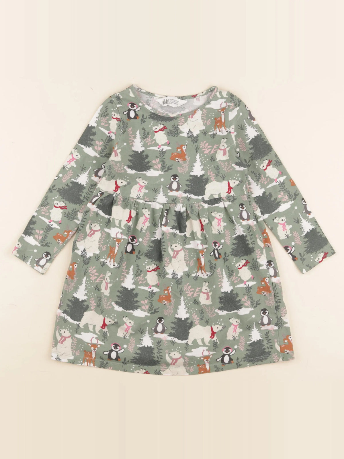 H&M - robe multicolore - 2/4 ans
