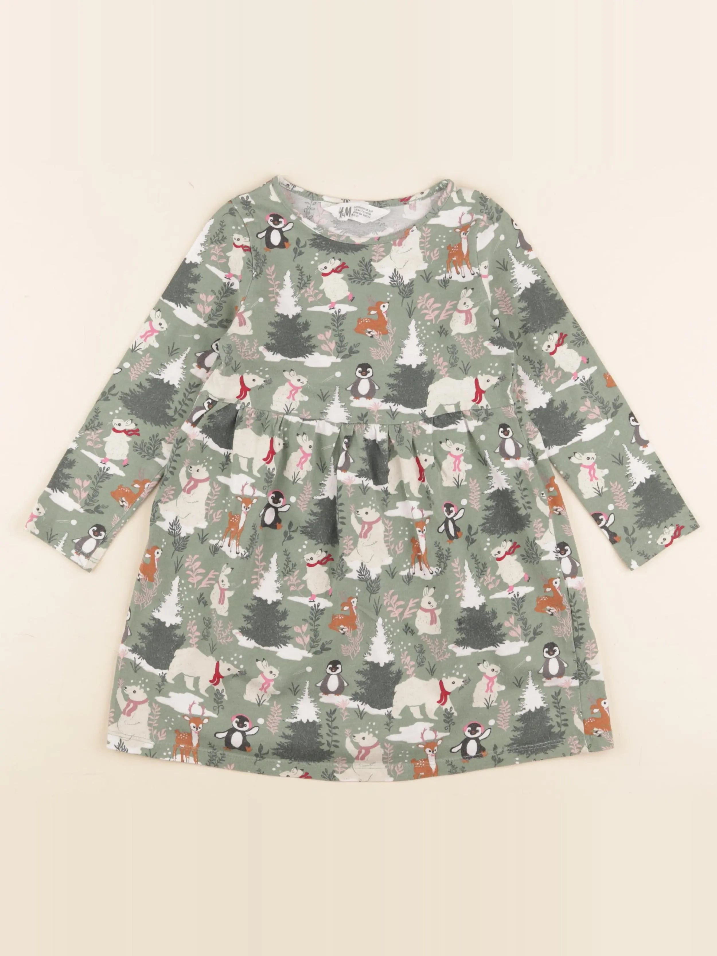 H&M - robe multicolore - 2/4 ans