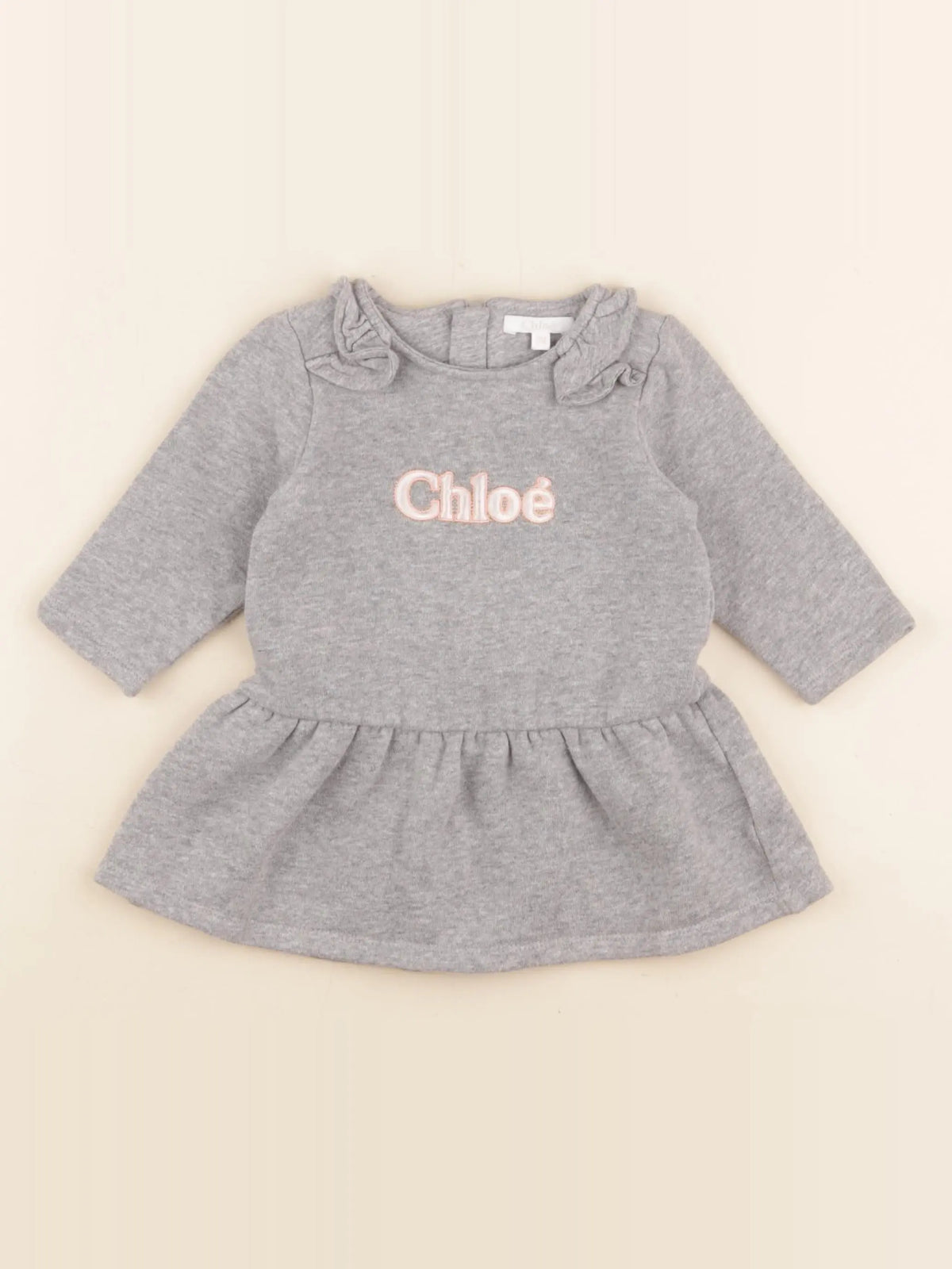 Chloé - robe gris - 9 mois