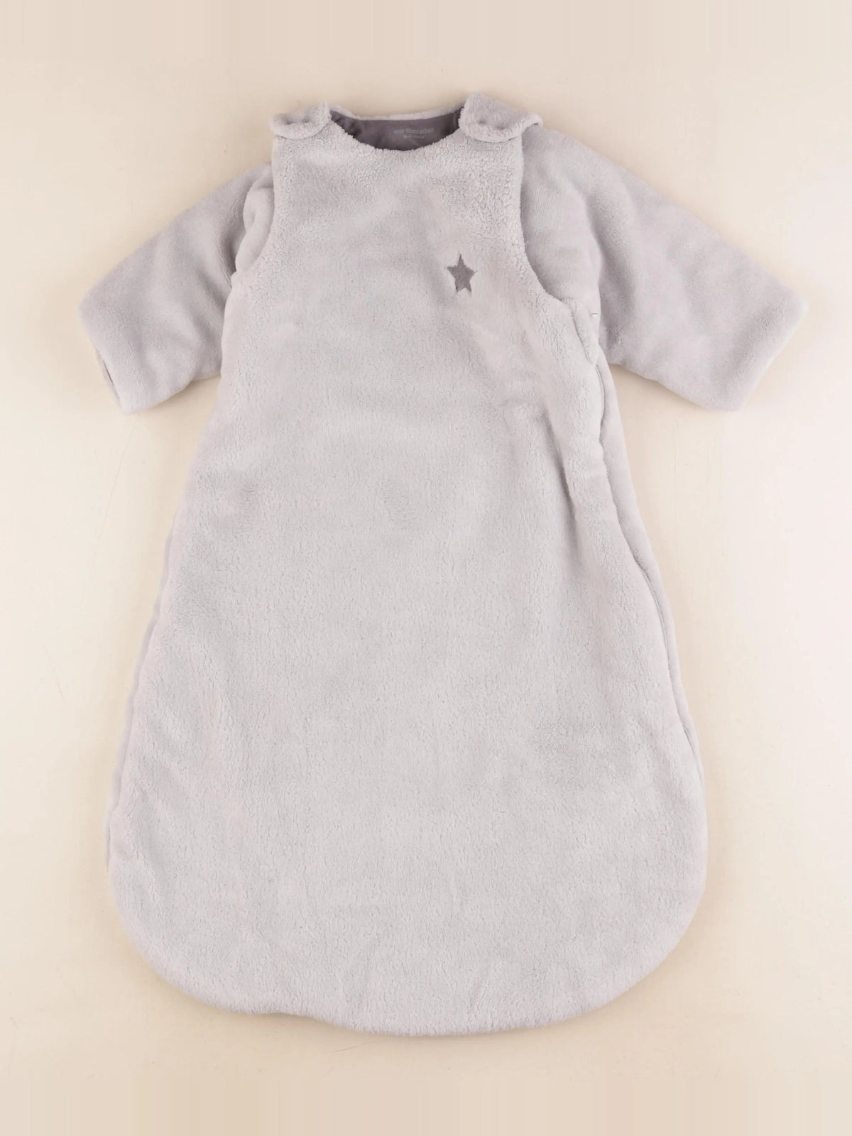 Vertbaudet - gigoteuse gris - 0/6 mois
