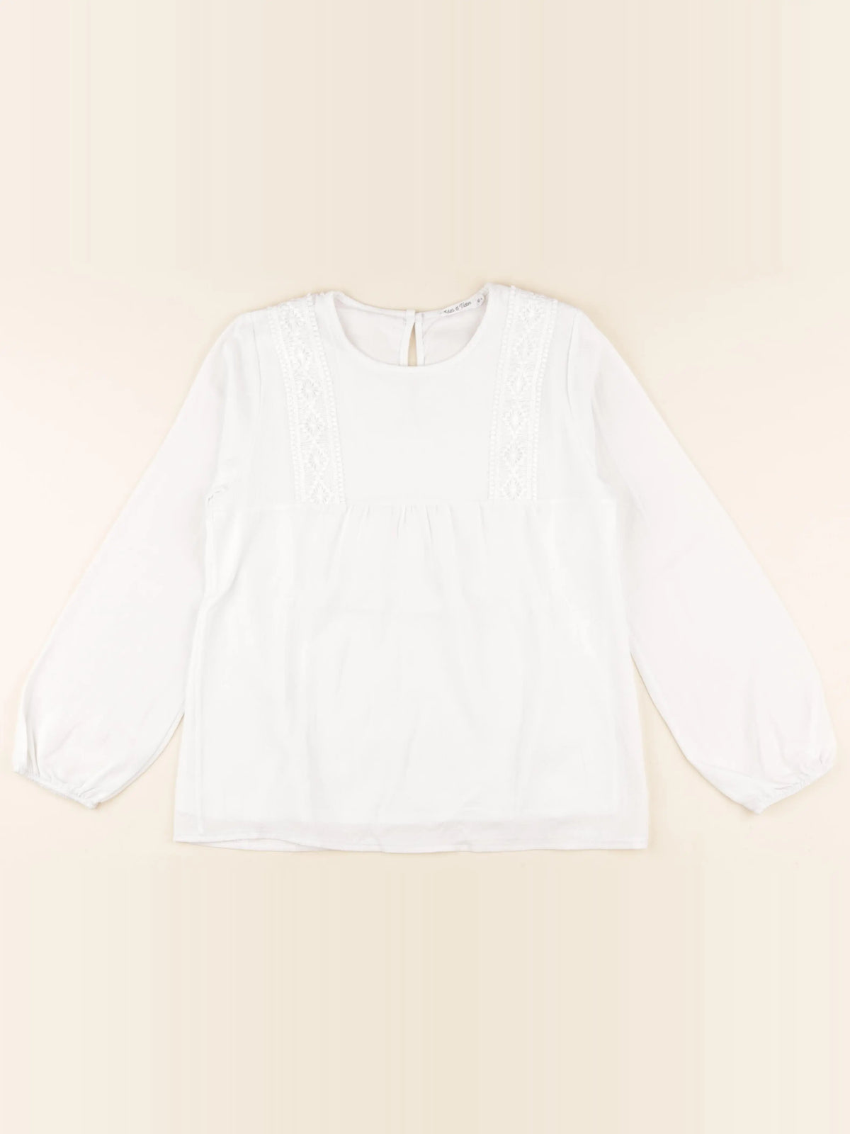 Eden & Victor - blouse blanc - 10 ans