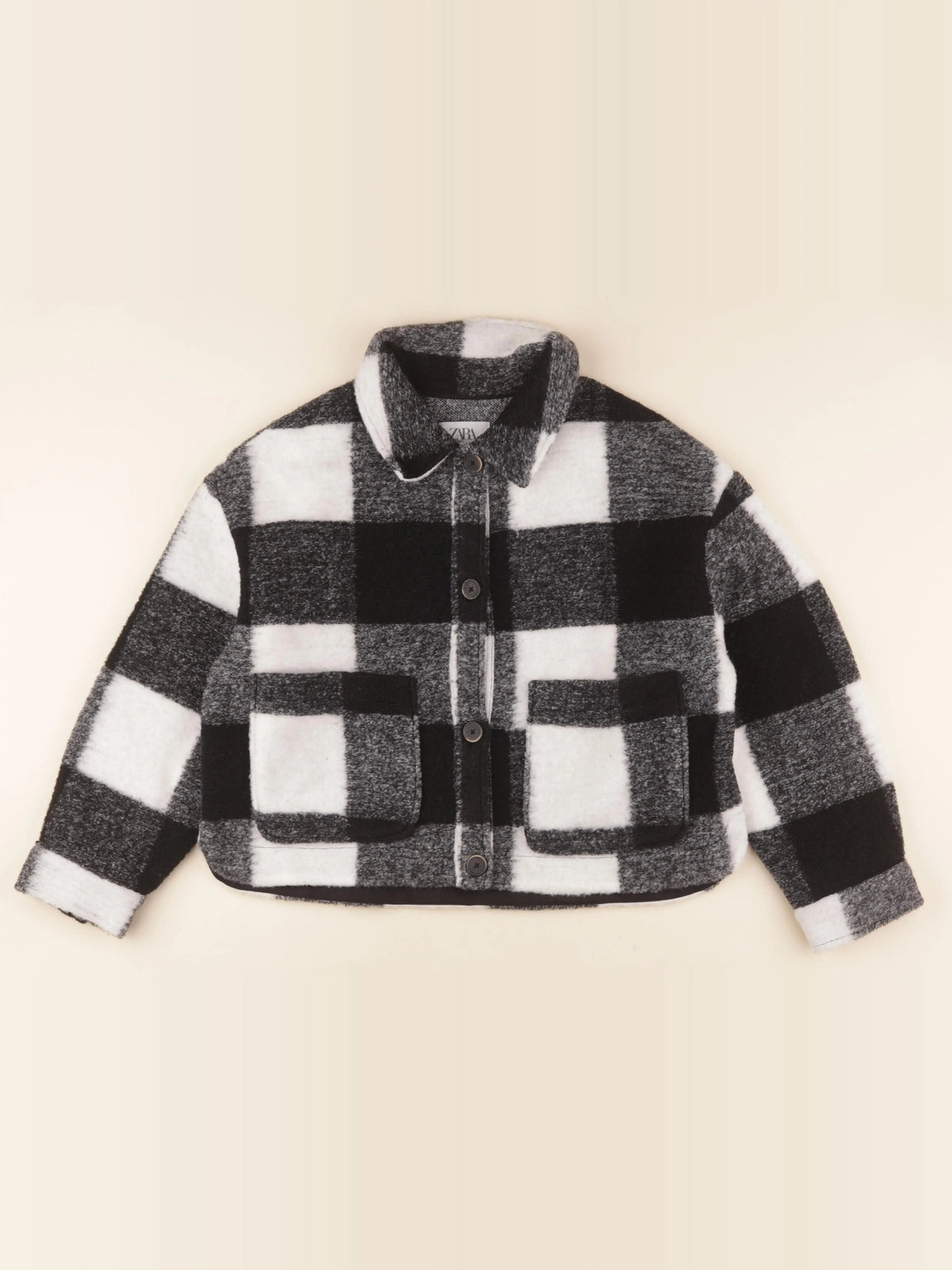 Zara - veste blanc, noir - 13/14 ans