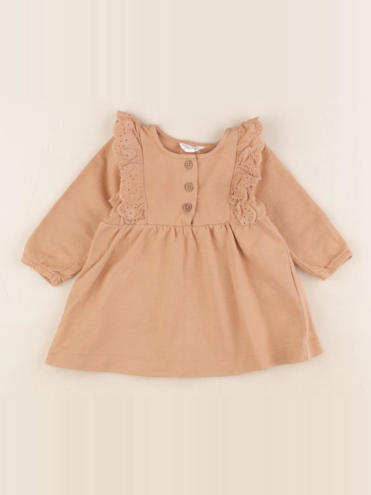 Vertbaudet - robe jaune - 6 mois