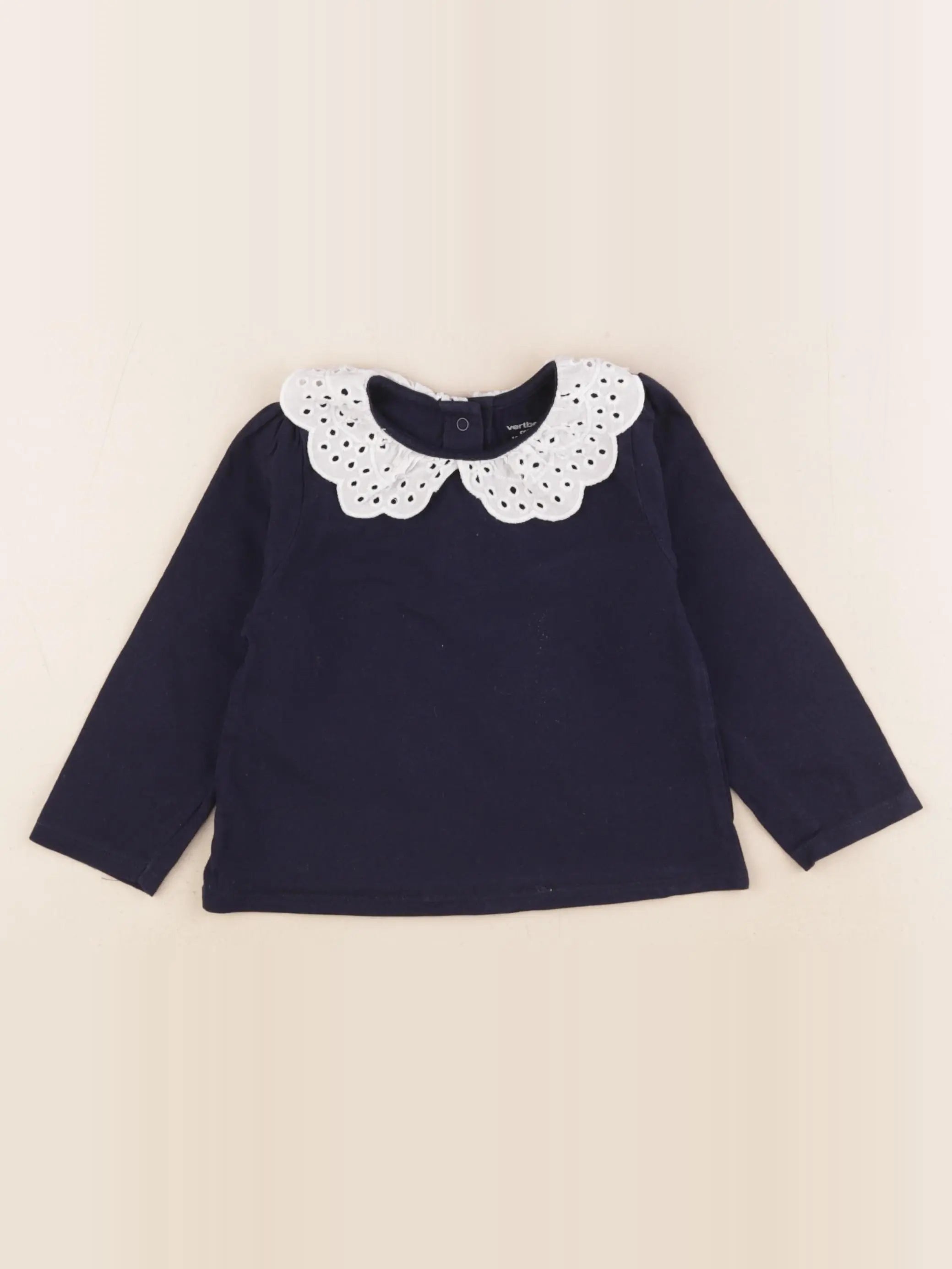Vertbaudet - tee-shirt bleu - 18 mois