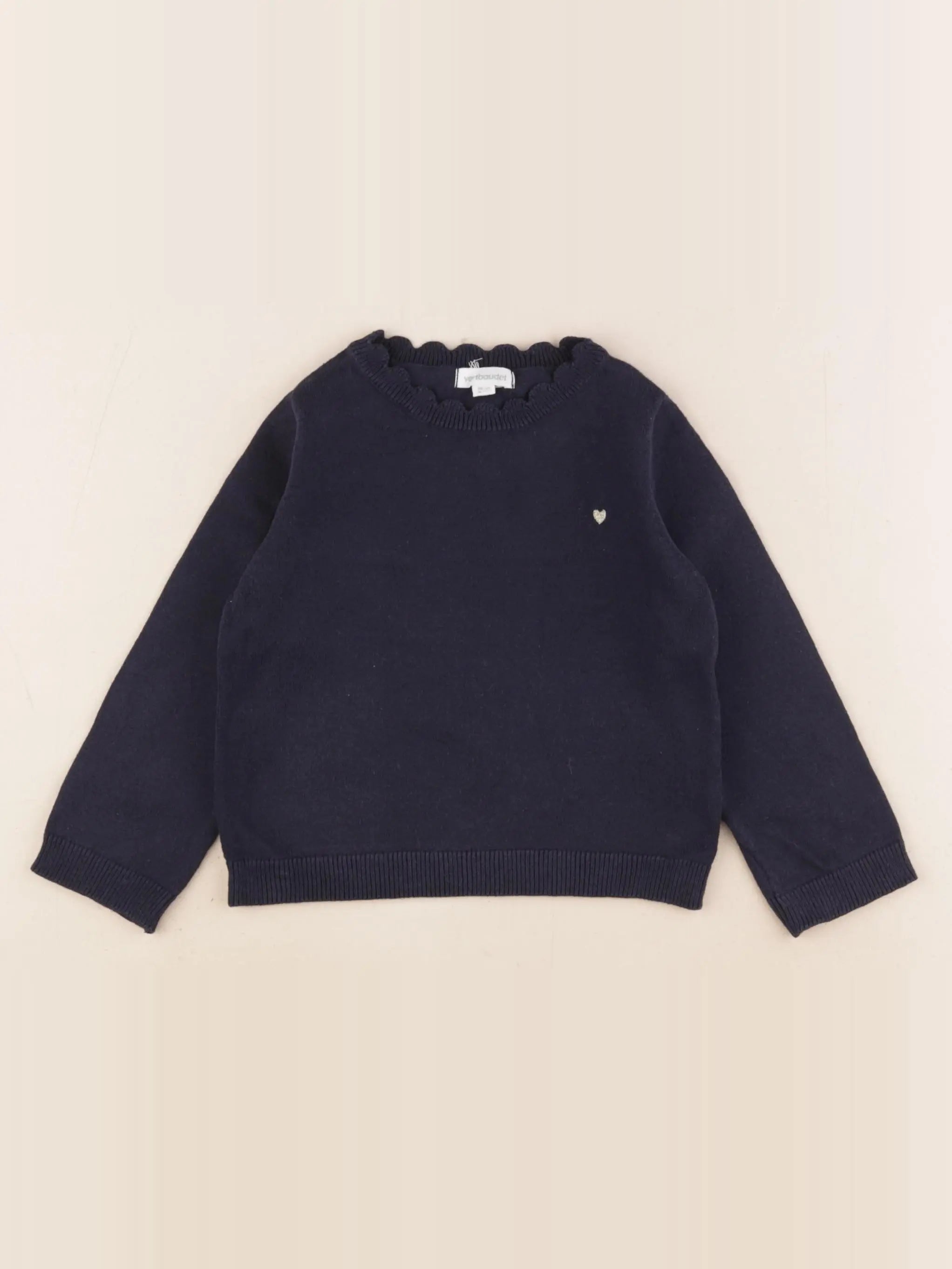 Vertbaudet - pull bleu - 2 ans