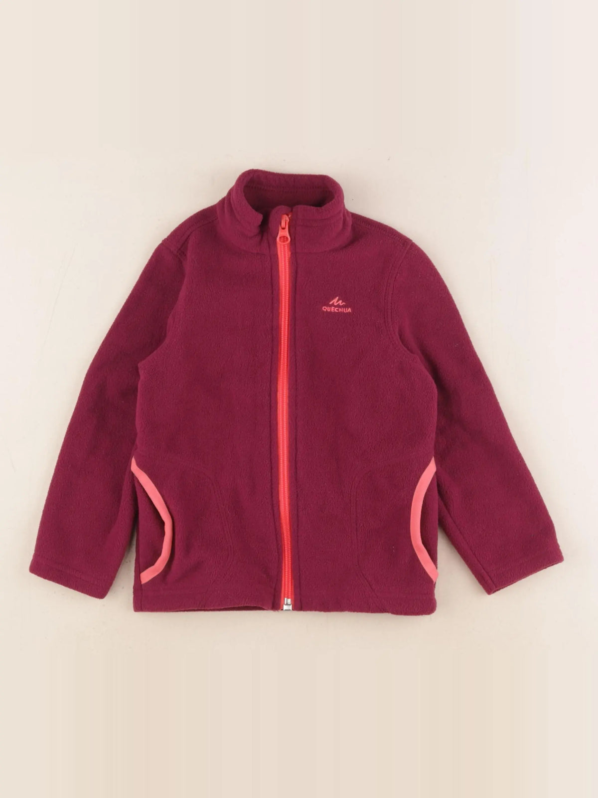 Decathlon ski - polaire rose - 2/3 ans