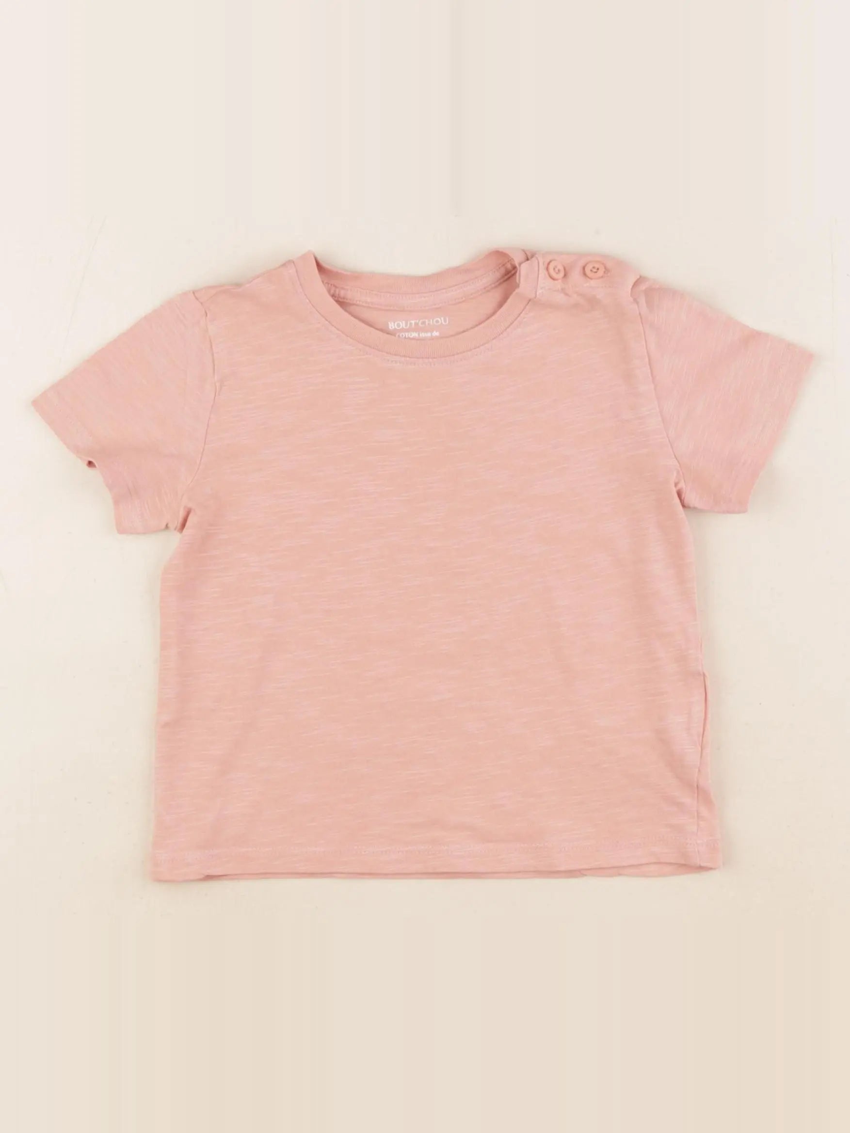 Boutchou - tee-shirt rose - 24 mois