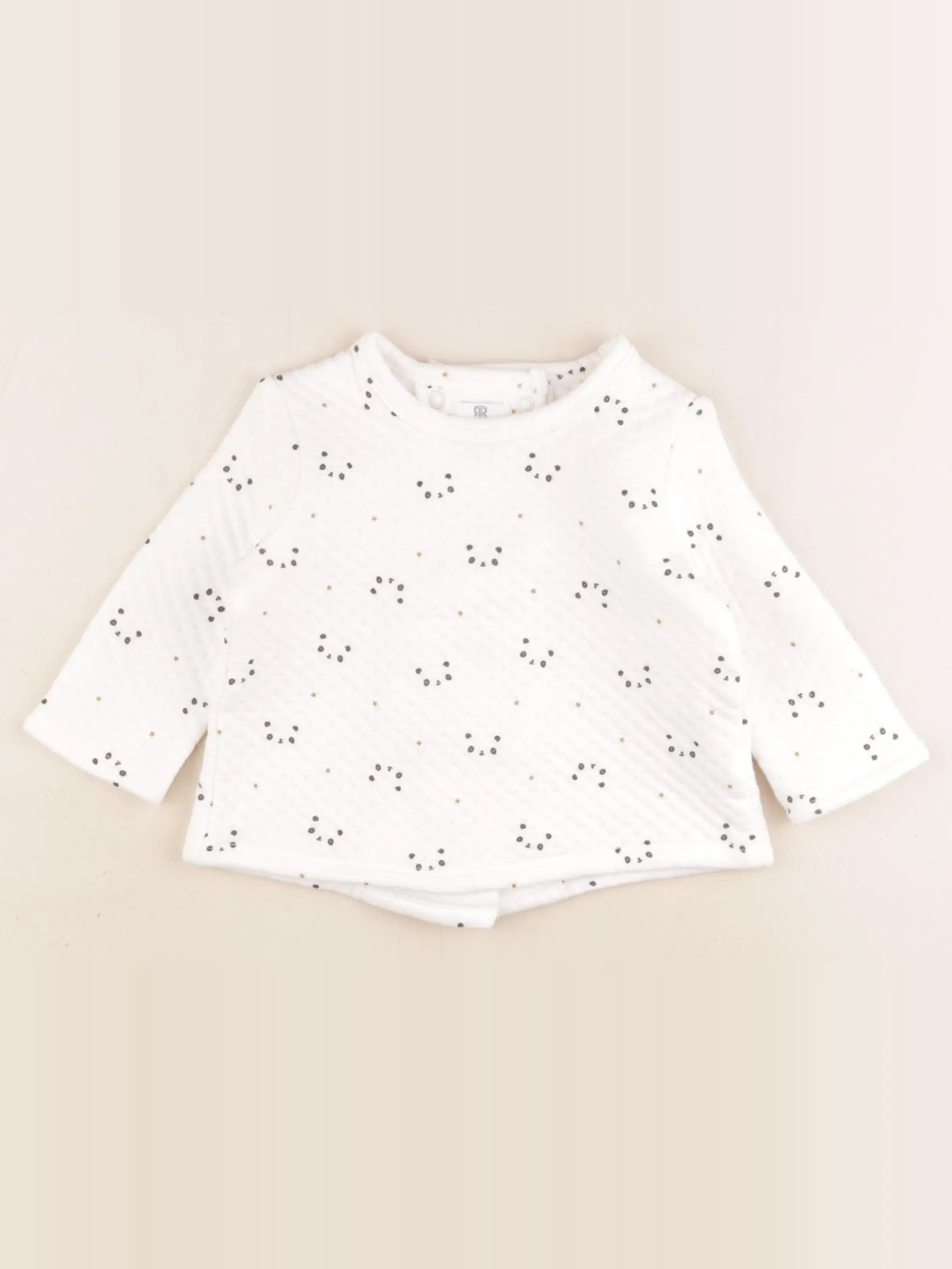 La Redoute - sweat blanc - 12 mois