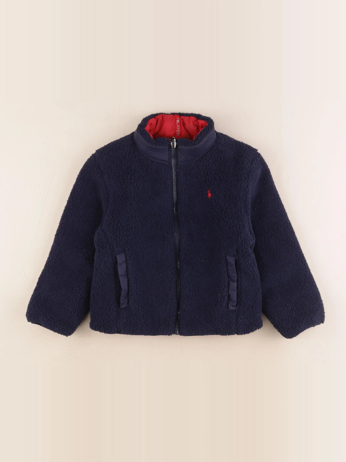 Ralph Lauren - doudoune réversible rouge, bleu - 4 ans