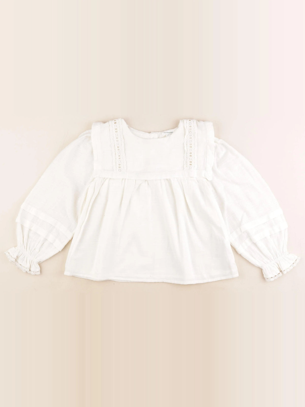Vertbaudet - blouse blanc - 8 ans