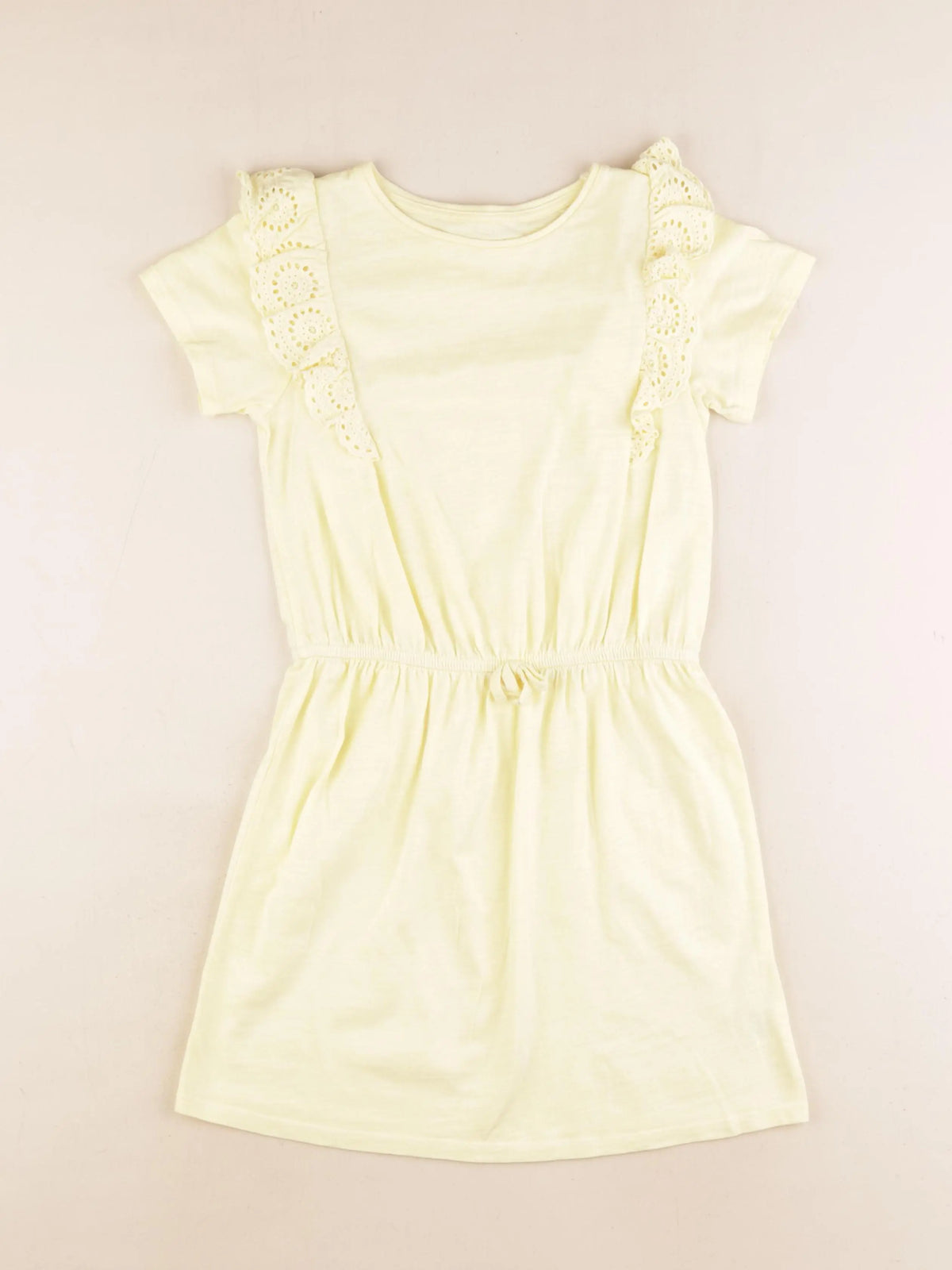 Vertbaudet - robe jaune - 8 ans