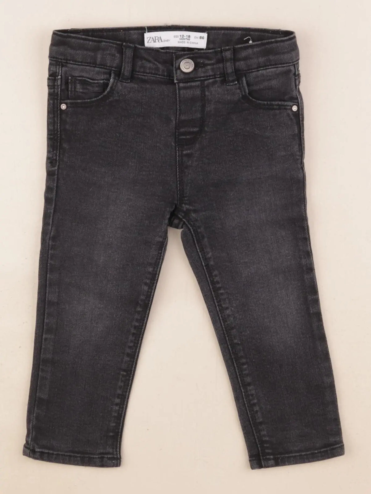 Zara - jean noir - 12/18 mois
