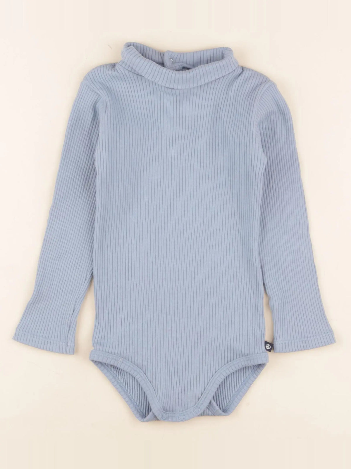 Petit Bateau - body à col bleu - 36 mois