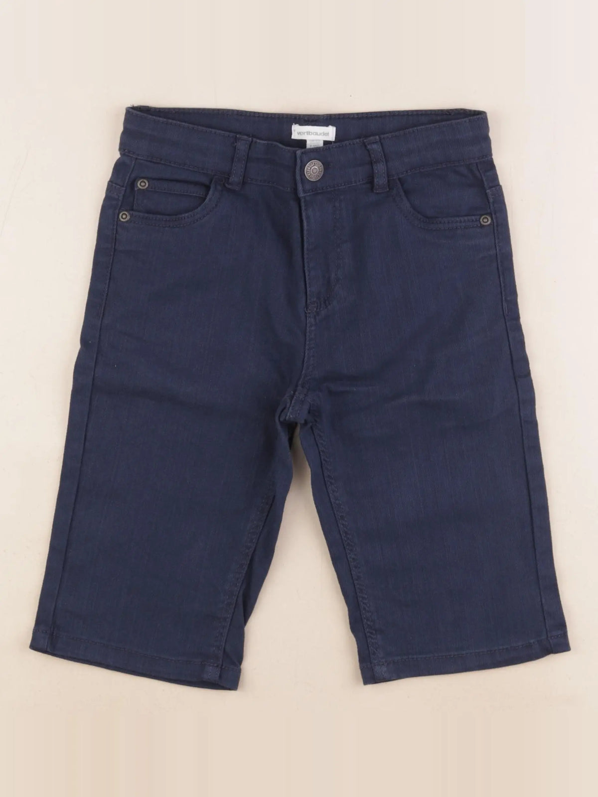 Vertbaudet - short bleu - 8 ans