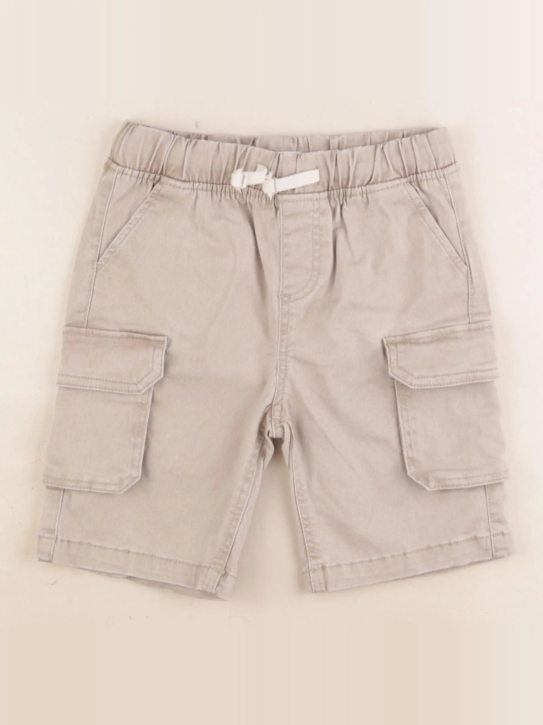 Vertbaudet - short beige - 8 ans