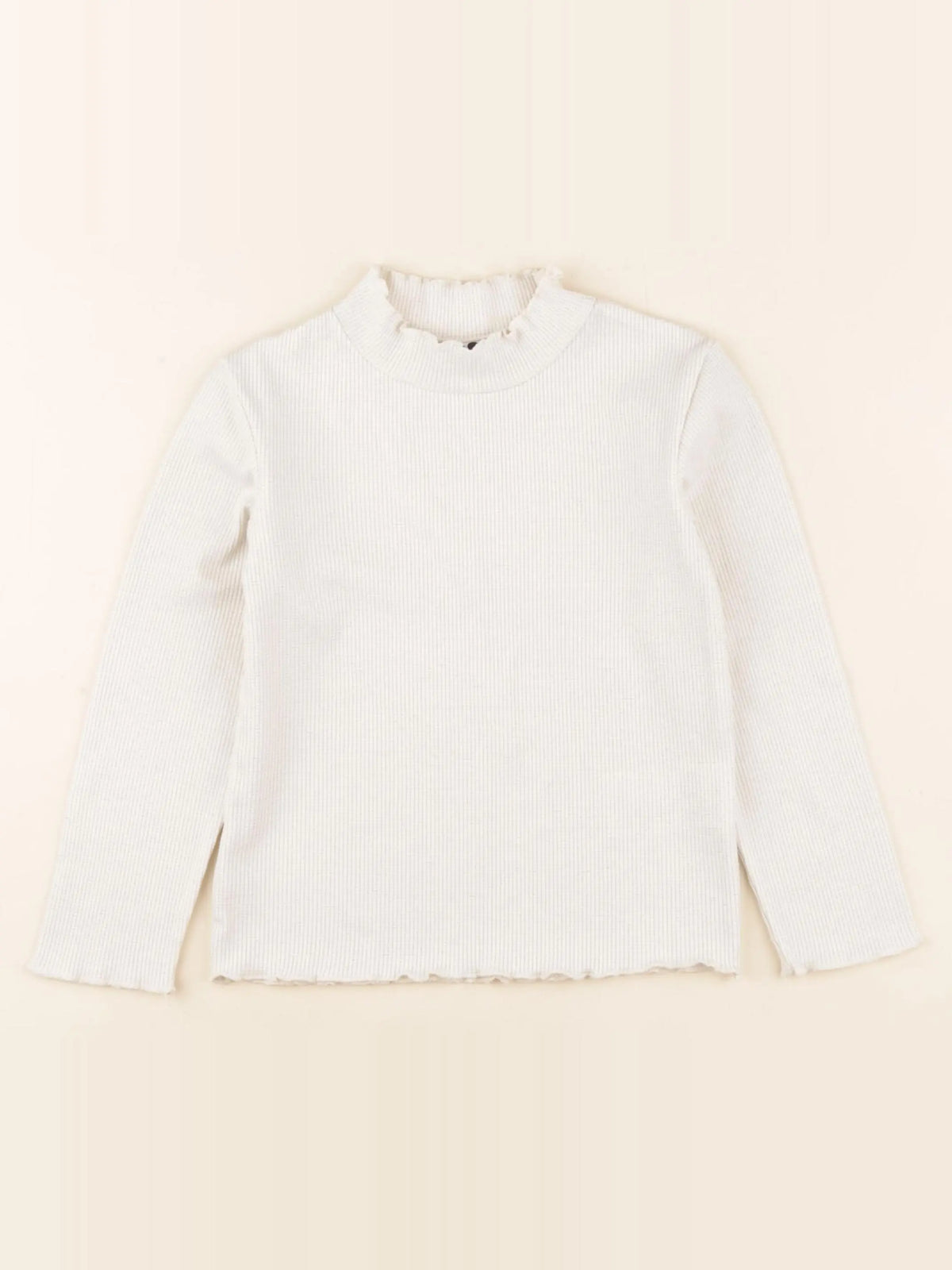 Tape à l'oeil - sous-pull beige, or - 4 ans