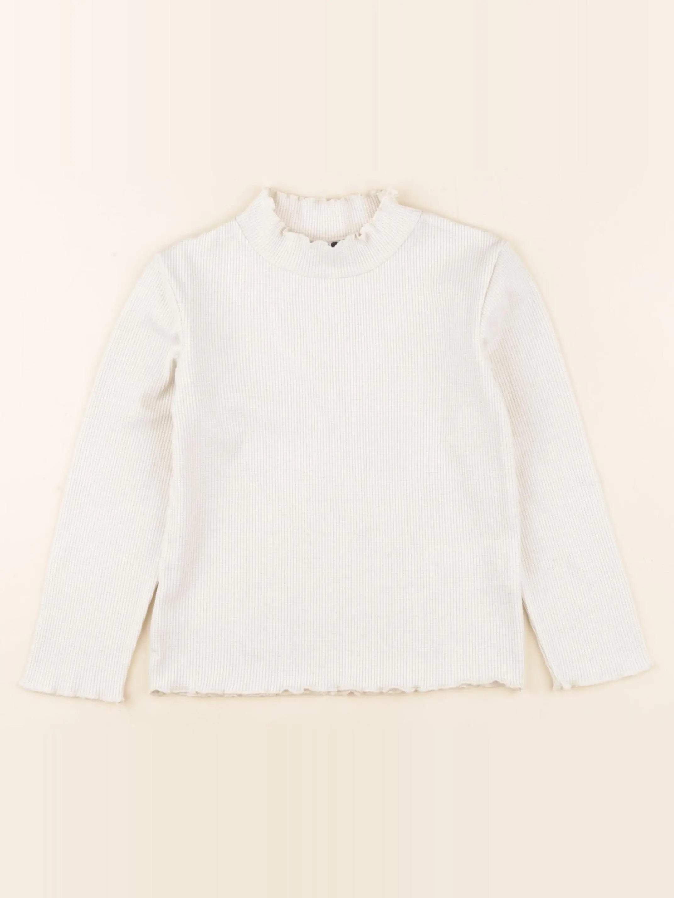 Tape à l'oeil - sous-pull beige, or - 4 ans