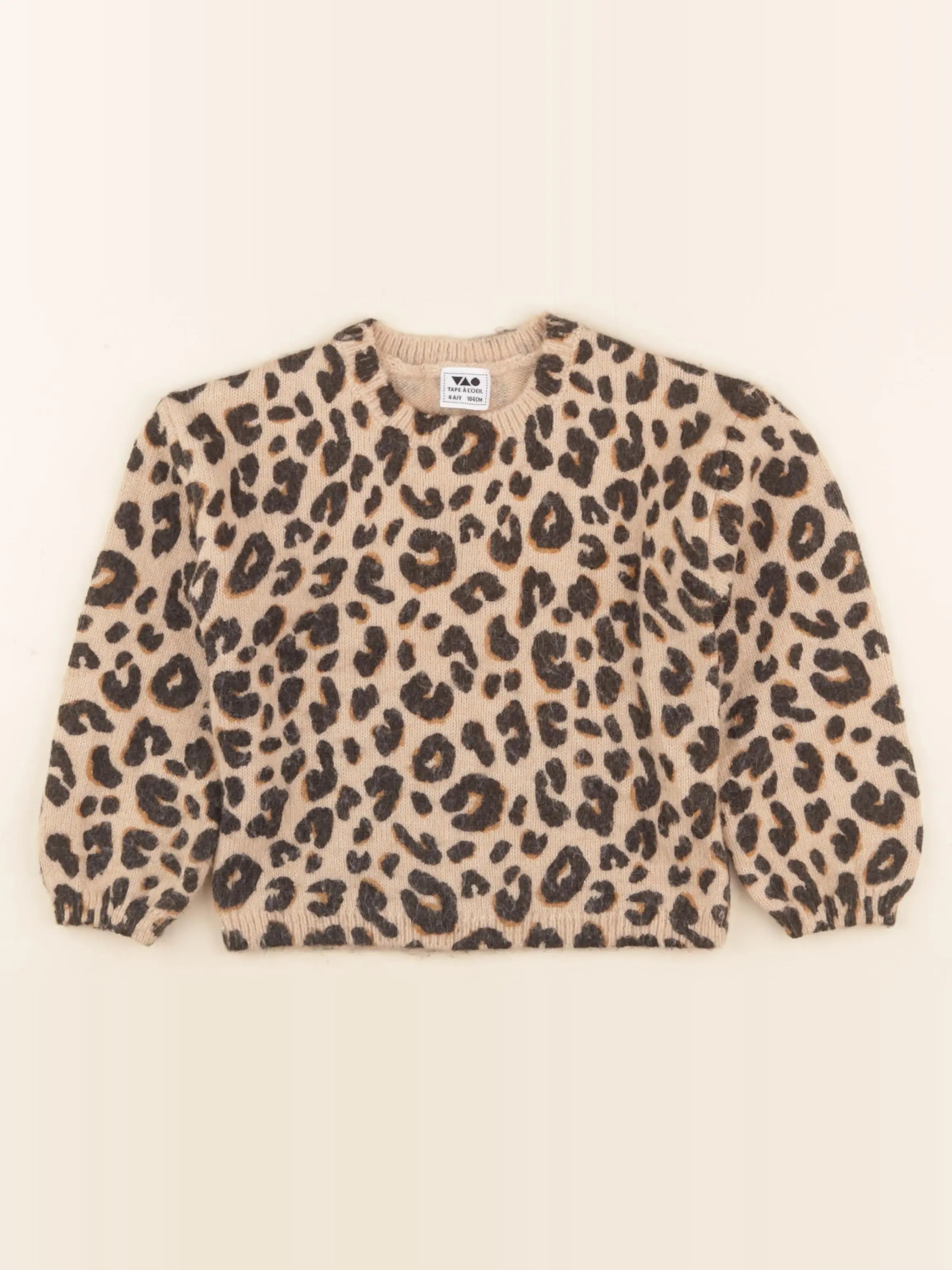 Tape à l'oeil - pull marron - 4 ans
