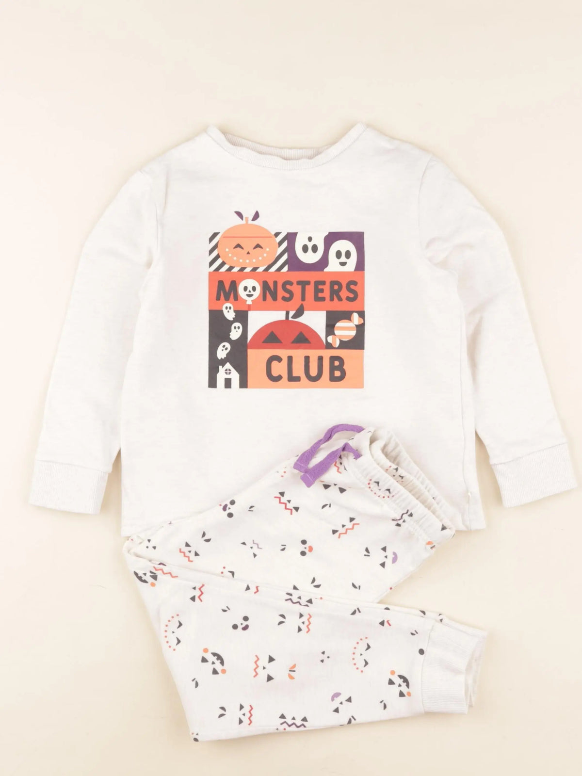 Okaidi - pyjama coton blanc - 3 ans