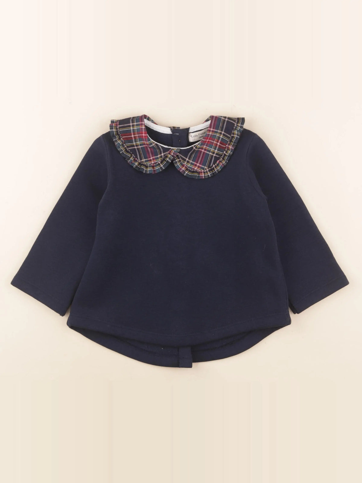 Lola Palacios - sweat bleu - 36 mois