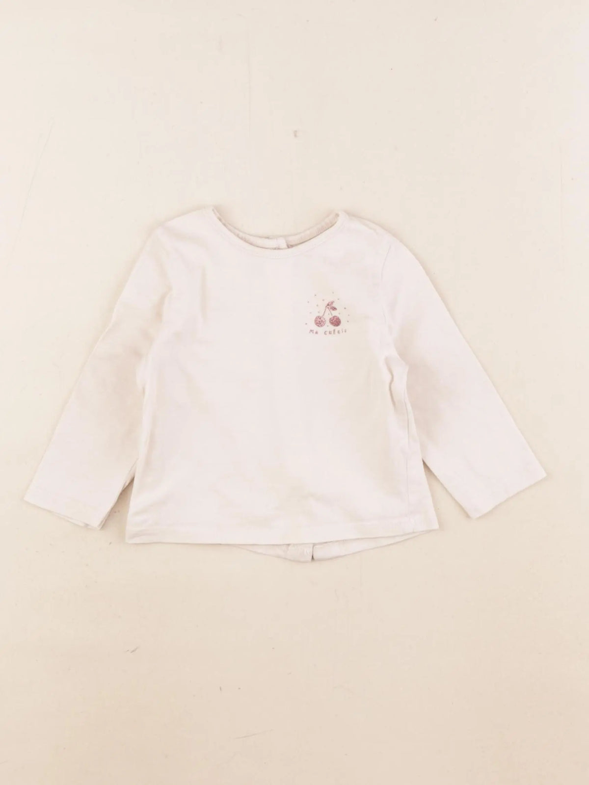 Vertbaudet - tee-shirt beige - 3 mois
