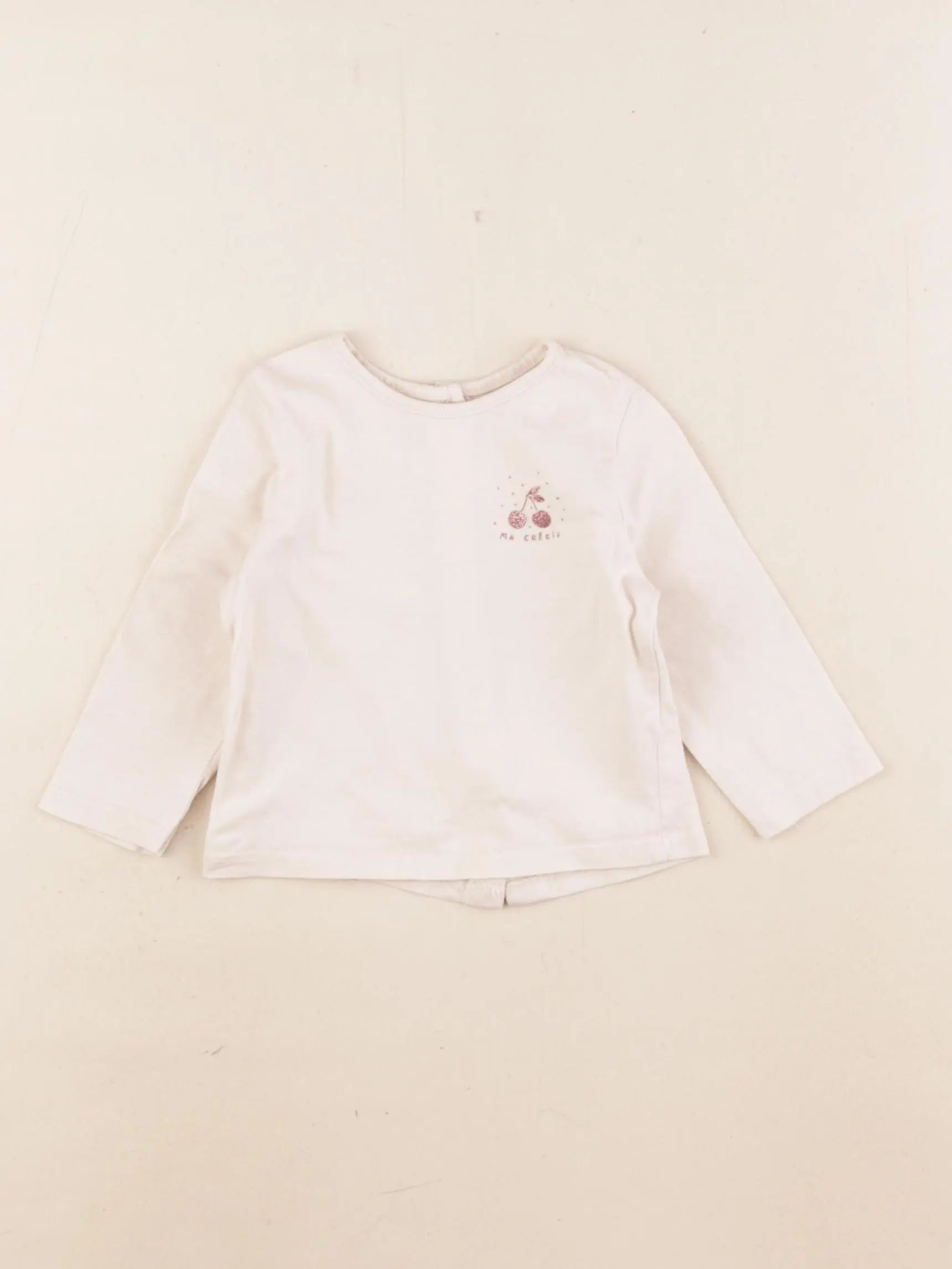 Vertbaudet - tee-shirt beige - 3 mois