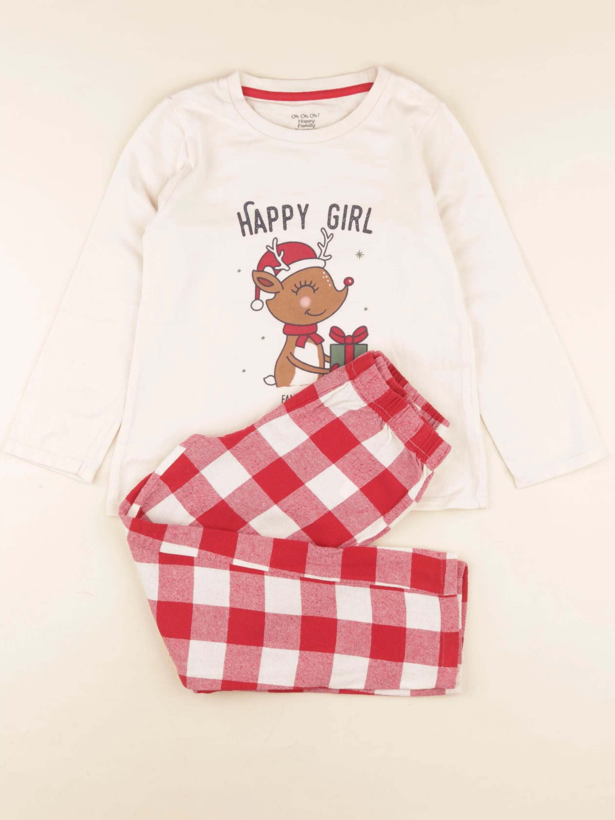 Vertbaudet - pyjama coton multicolore - 8 ans