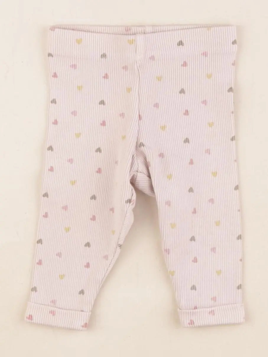 Tape à l'oeil - legging rose - 3 mois
