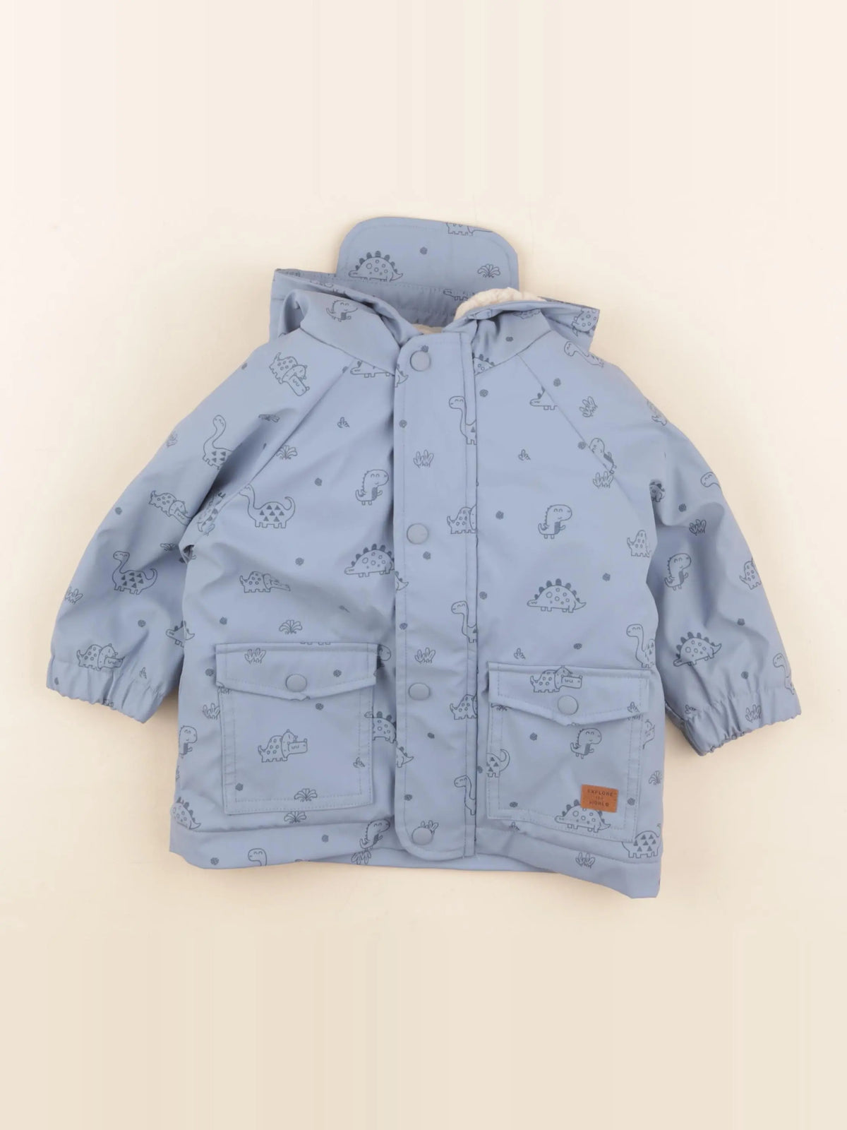 Vertbaudet - imperméable bleu - 12 mois