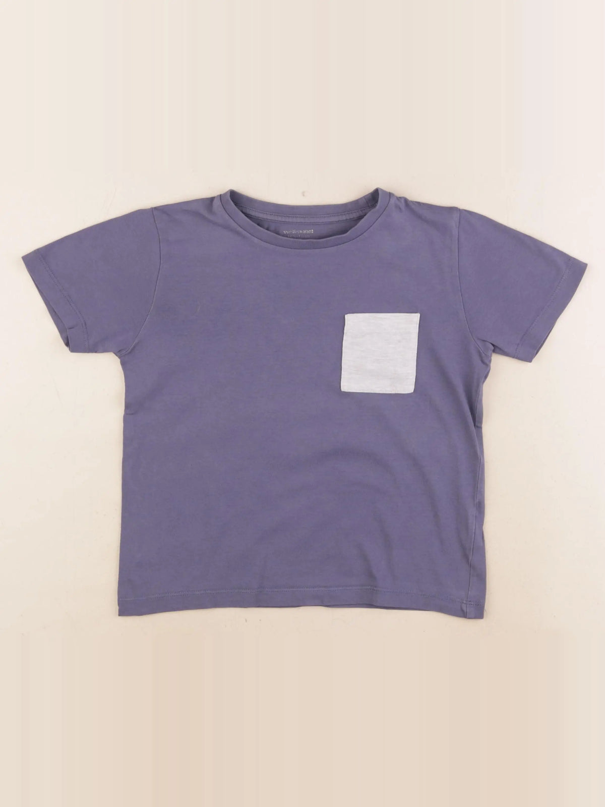 Vertbaudet - tee-shirt bleu - 6 ans