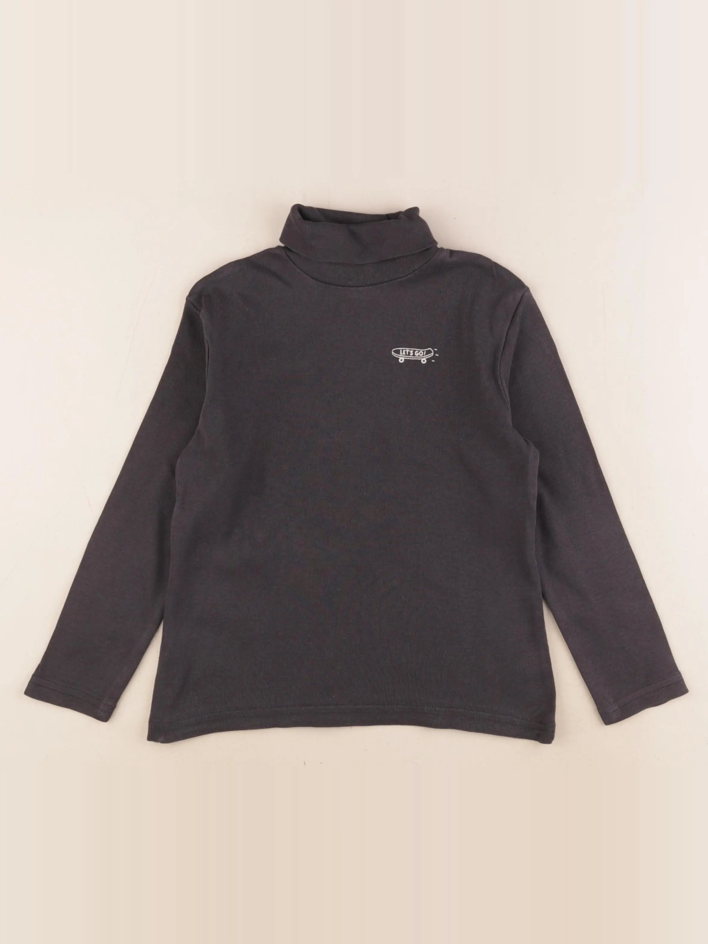 Vertbaudet - sous-pull gris - 6 ans