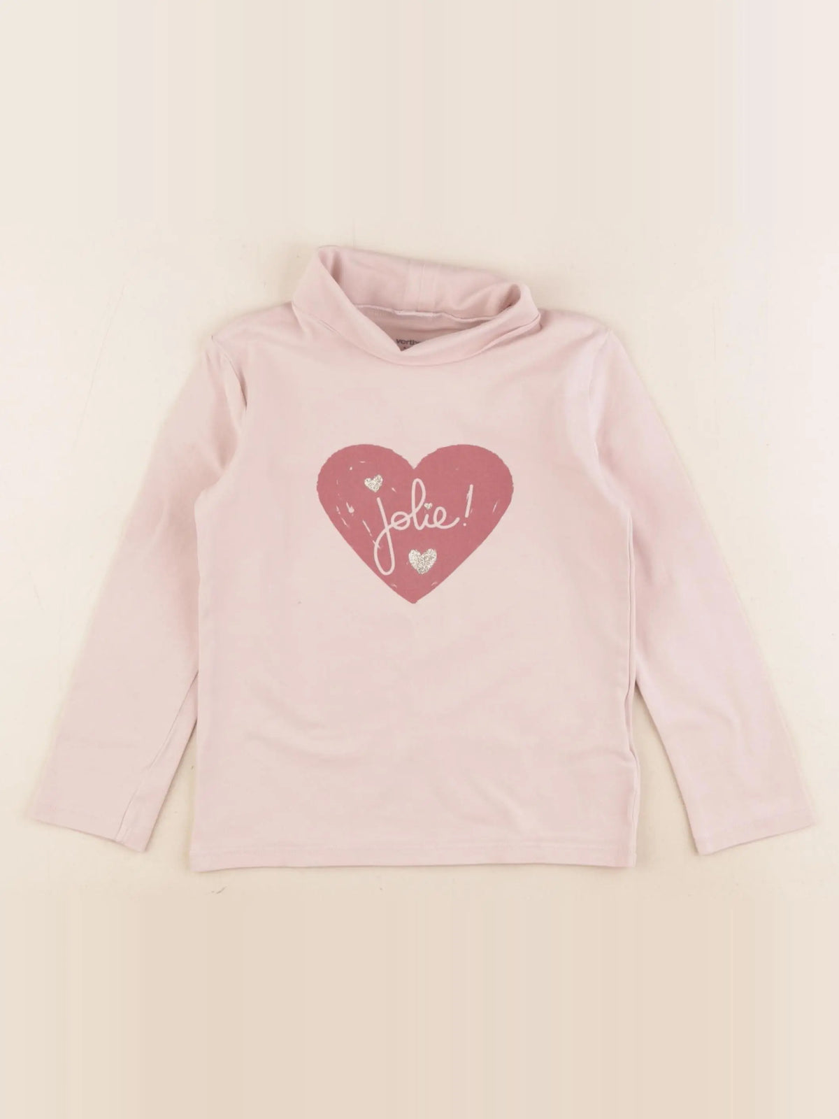 Vertbaudet - sous-pull rose - 4 ans