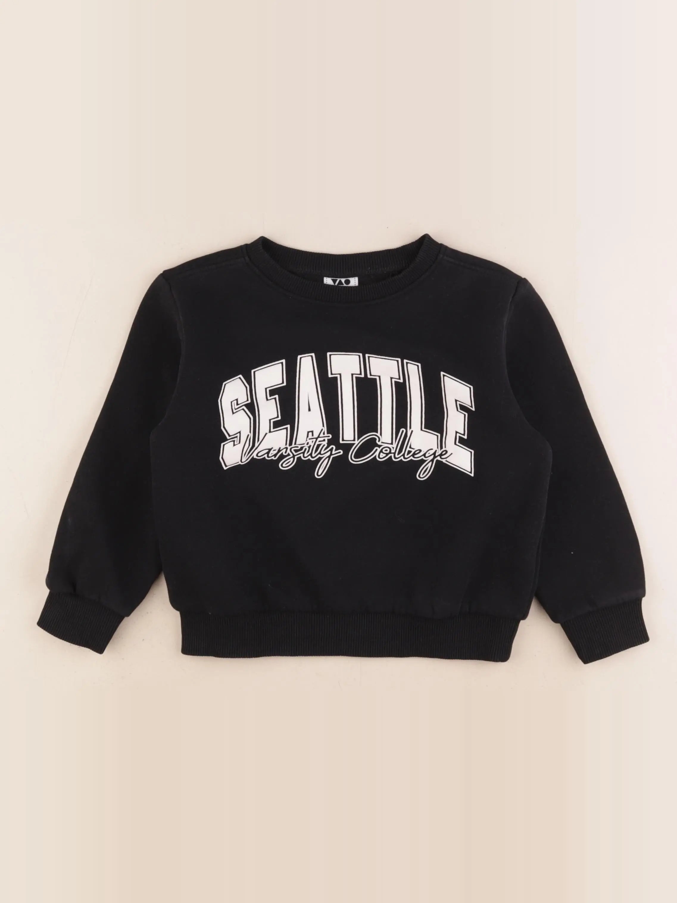Tape à l'oeil - sweat noir - 2/3 ans