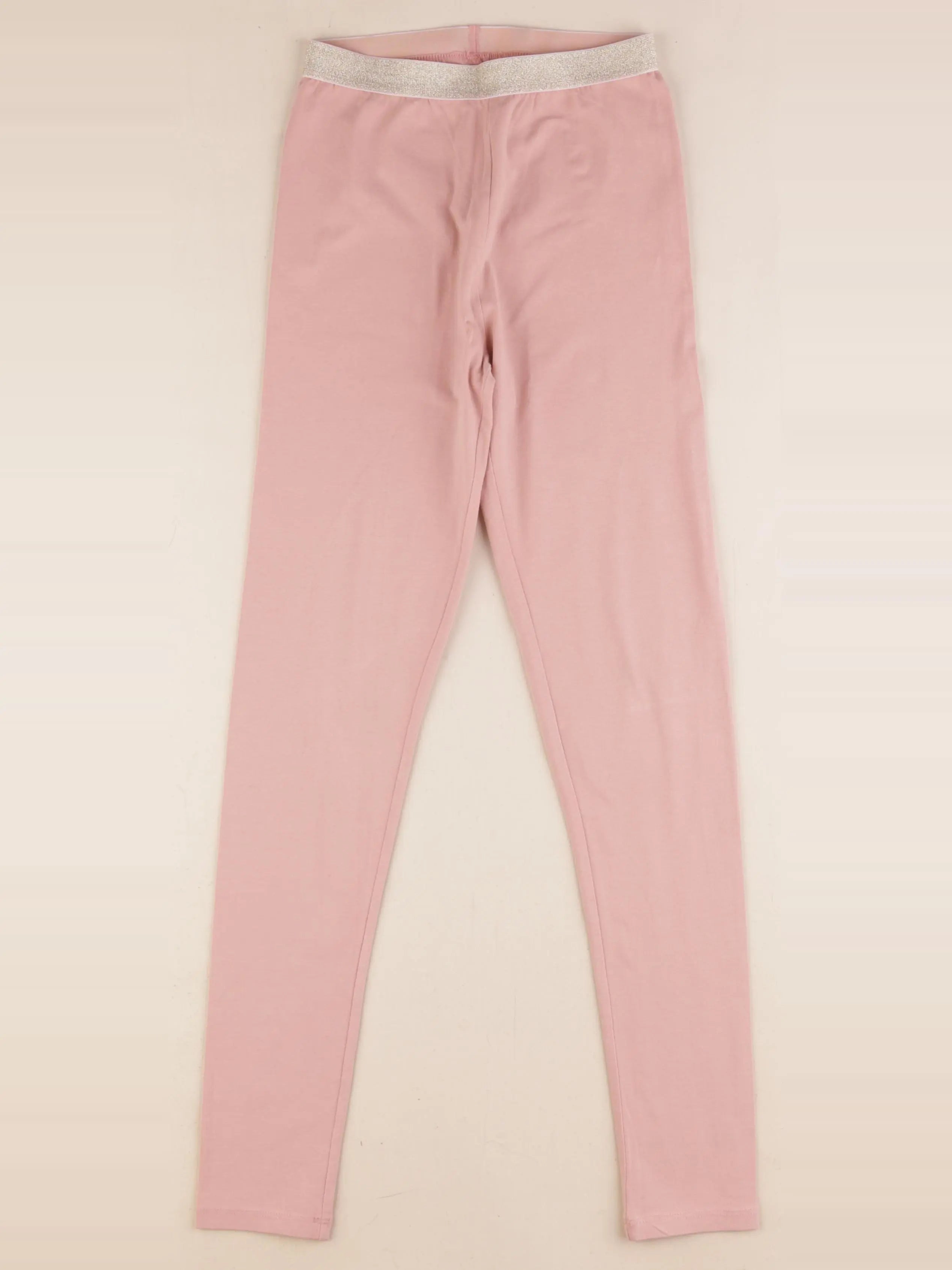Vertbaudet - legging rose, or - 10 ans