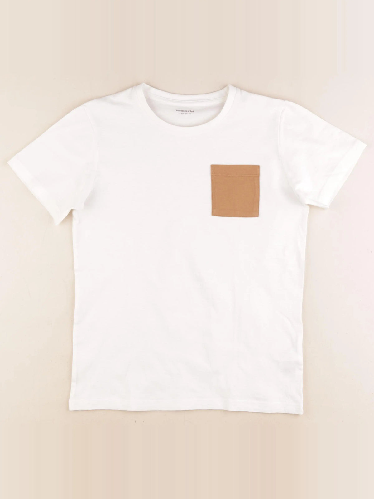 Vertbaudet - tee-shirt blanc - 12 ans