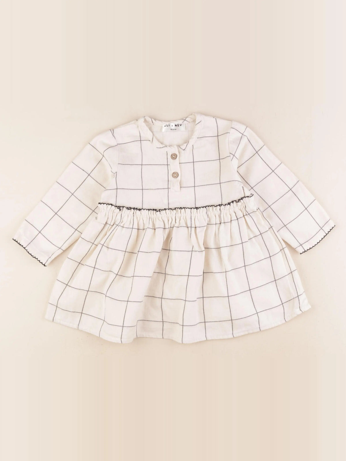 Eli & Nev - robe beige - 18/24 mois