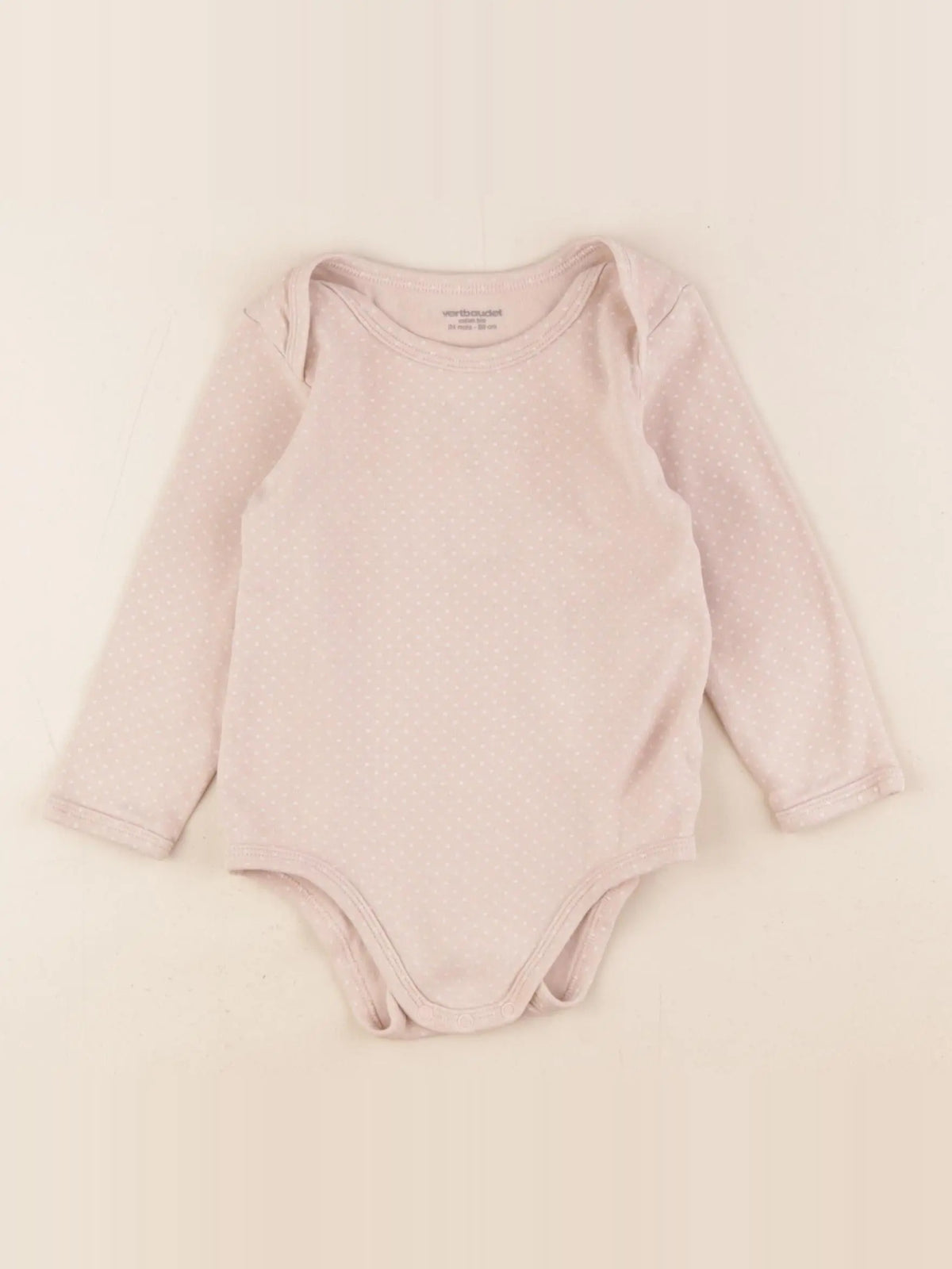 Vertbaudet - body rose - 24 mois