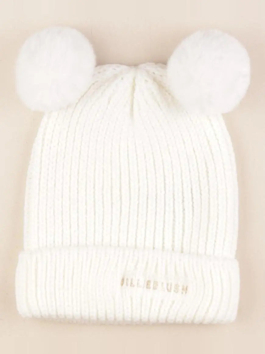 Billie Blush - bonnet blanc - 8/12 ans